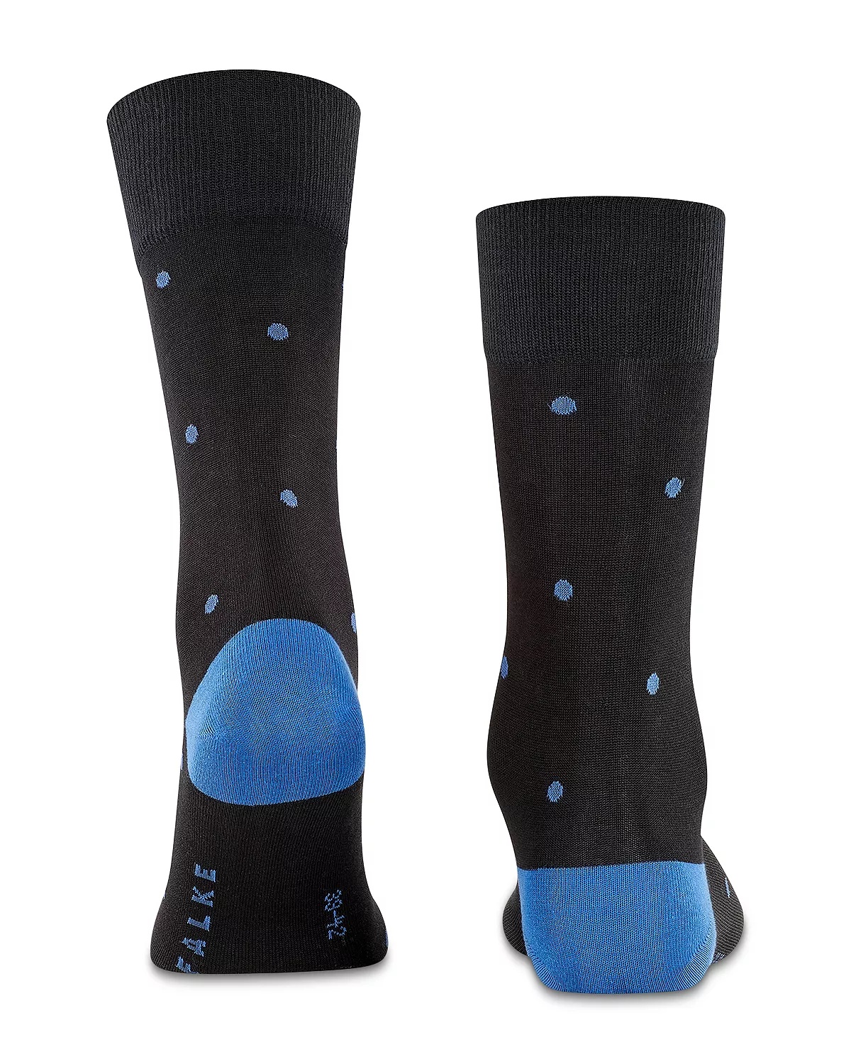 Mercerized Cotton & Nylon Dot Dress Socks - 4