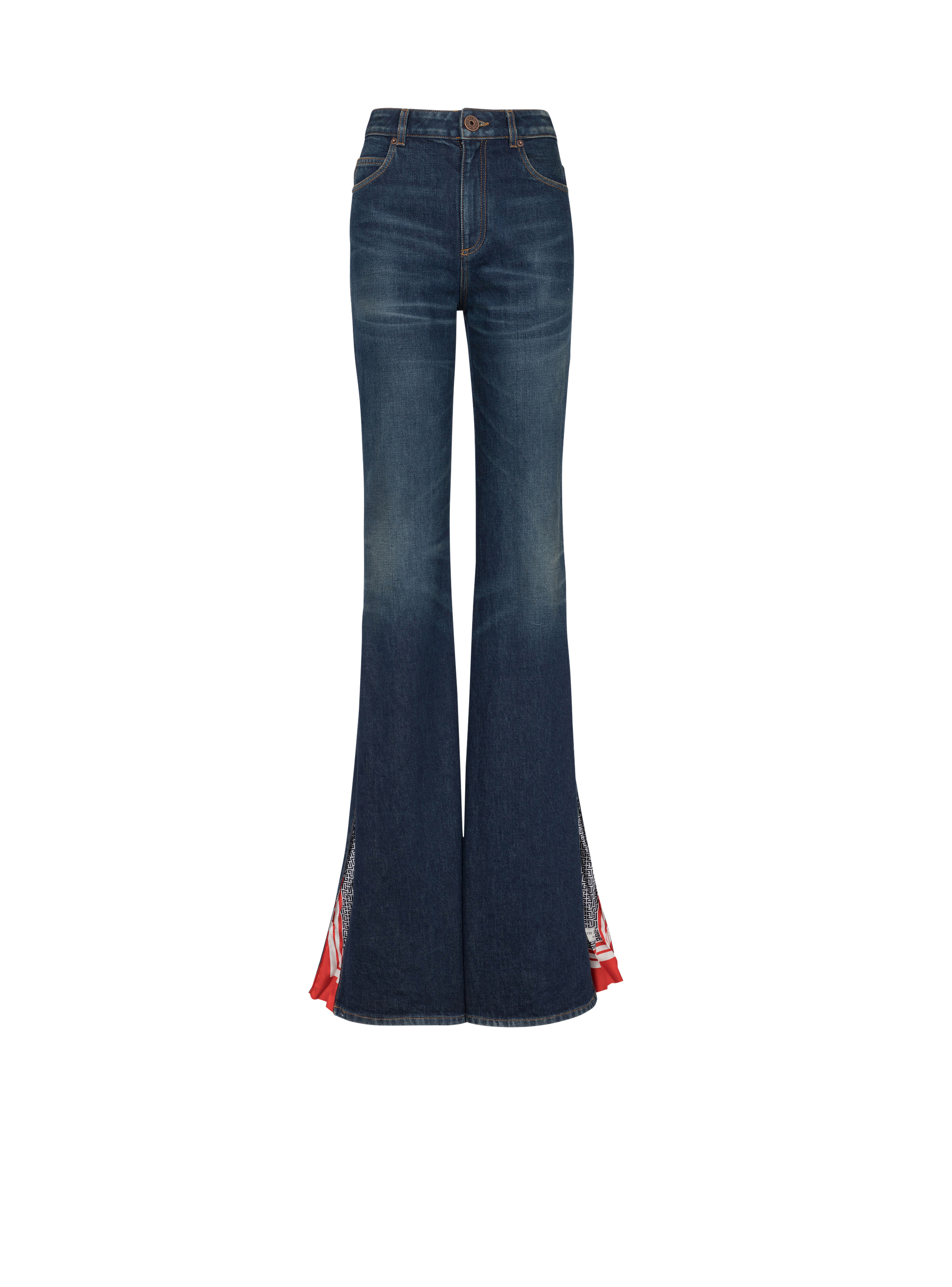 Flared denim jeans - 2