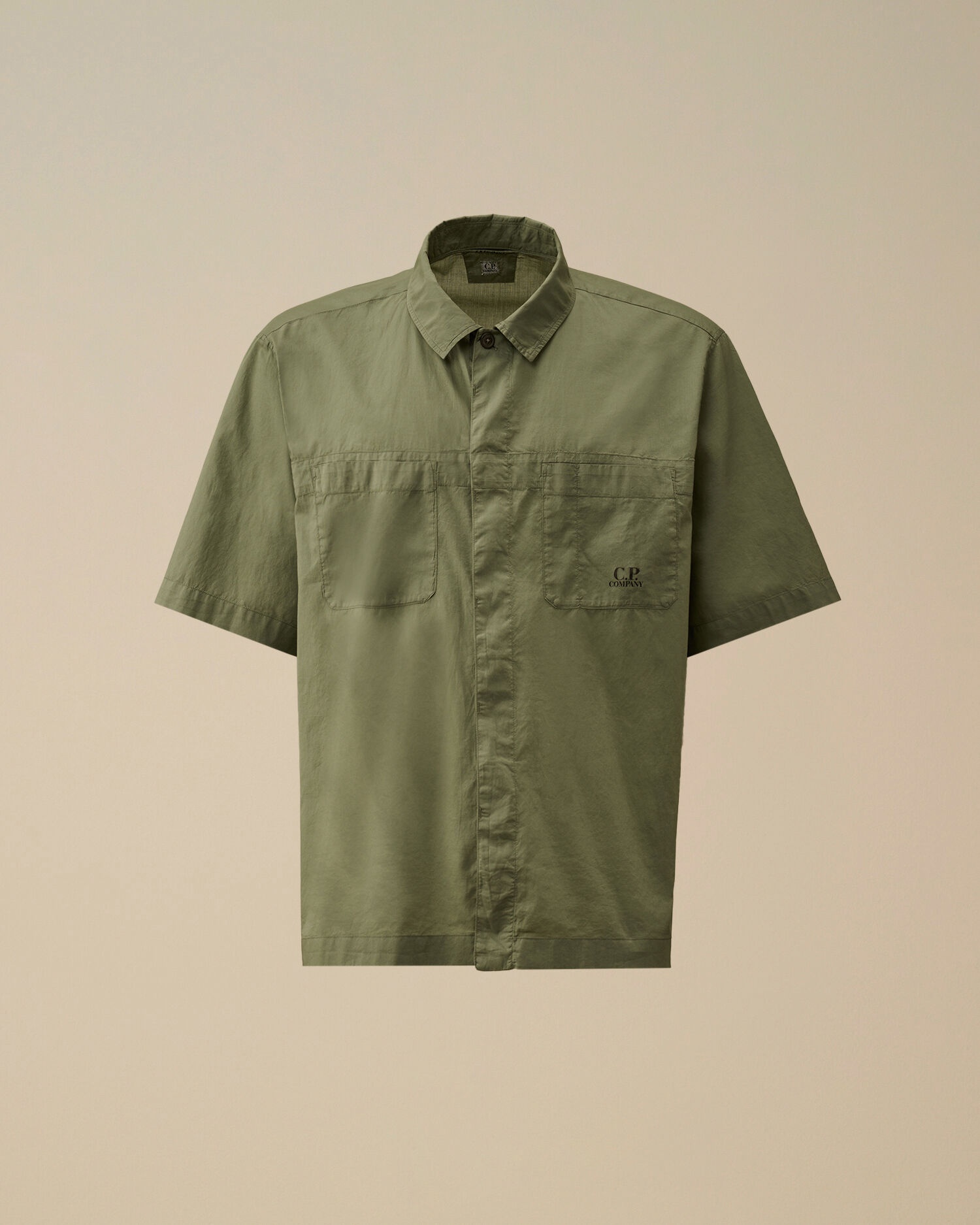 Tシャツ・カットソー C.P. Company CAMICIA IN MUSSOLA 1 TASCA PETTO C.P. Company Light Mussola Boxy Short Sleeve Shirt | REVERSIBLE