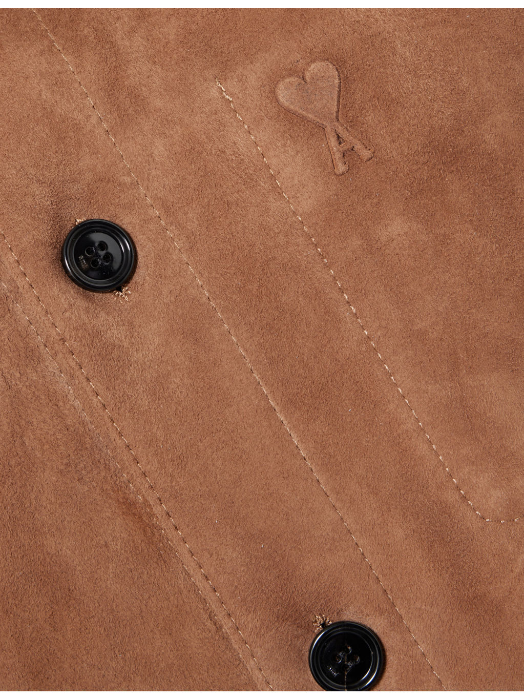 Pointed-Collar Embossed-Logo Leather Jacket - 6