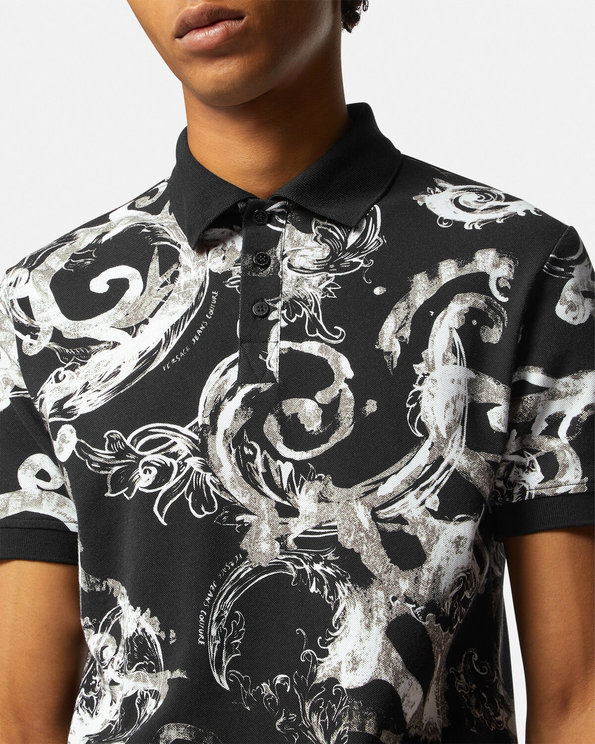 Watercolour Couture Polo Shirt - 3