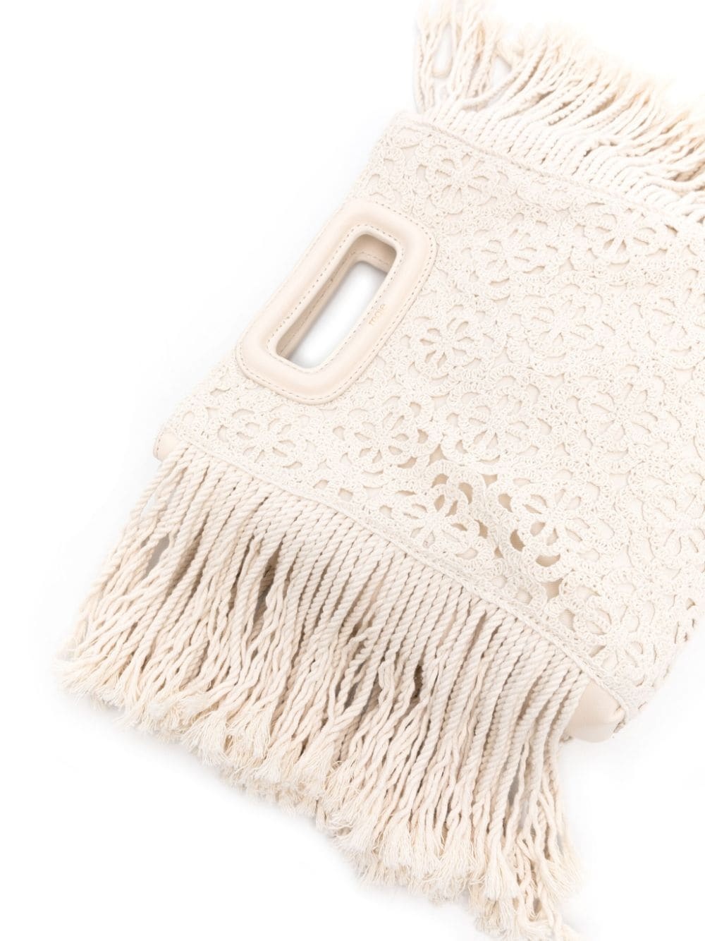 fringed panelled tote bag - 4