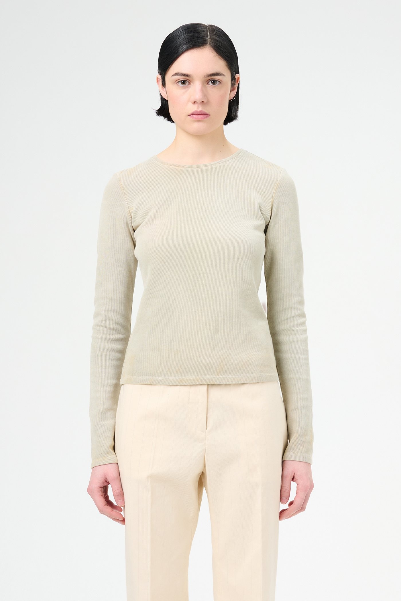 Super Slim Longsleeve Attic Wash Athletic Rib - 3