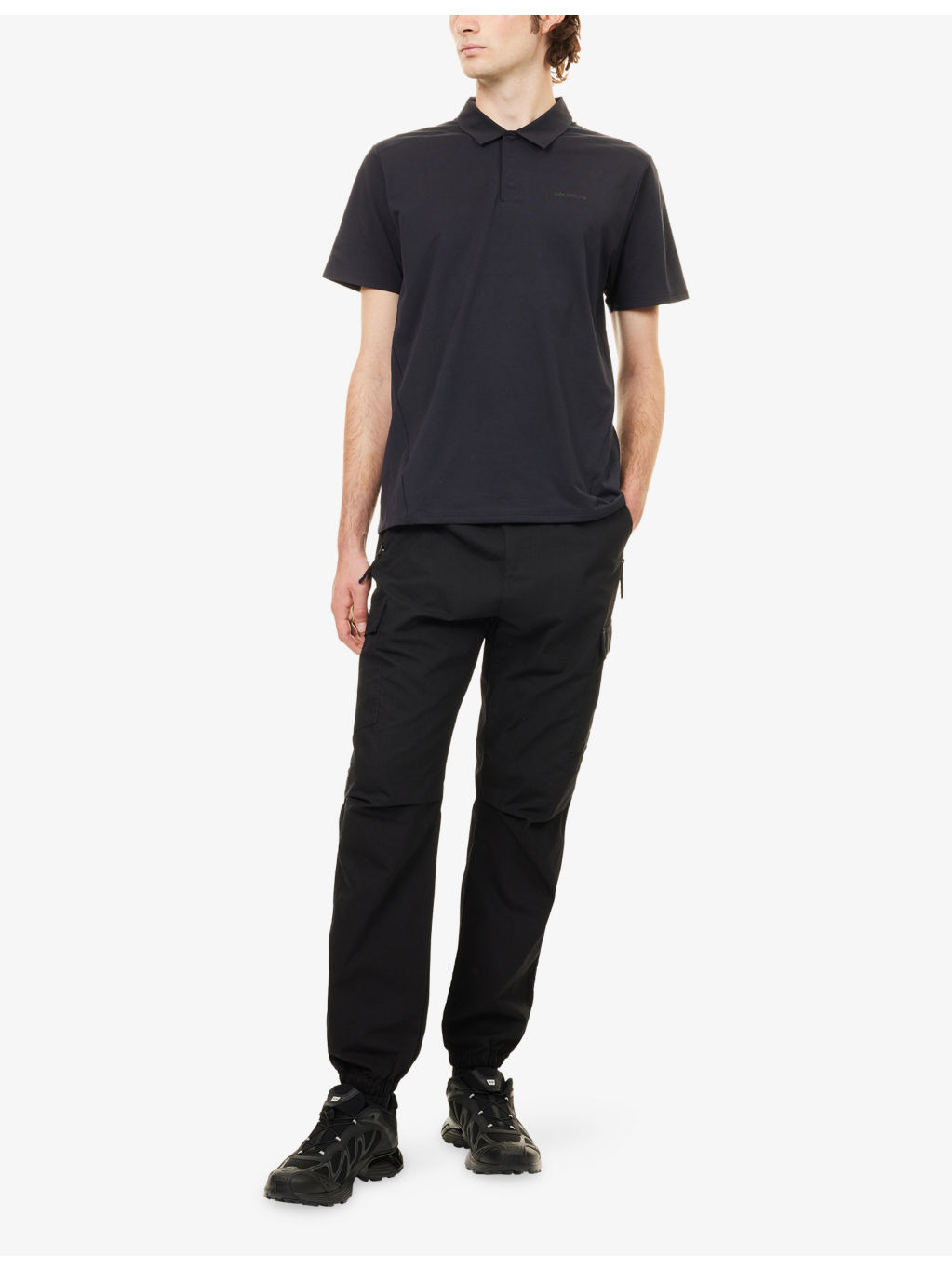 Trackline Short-Sleeve Jersey Polo Shirt - 2