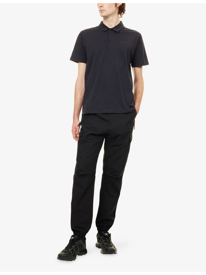 SALOMON Trackline Short-Sleeve Jersey Polo Shirt outlook