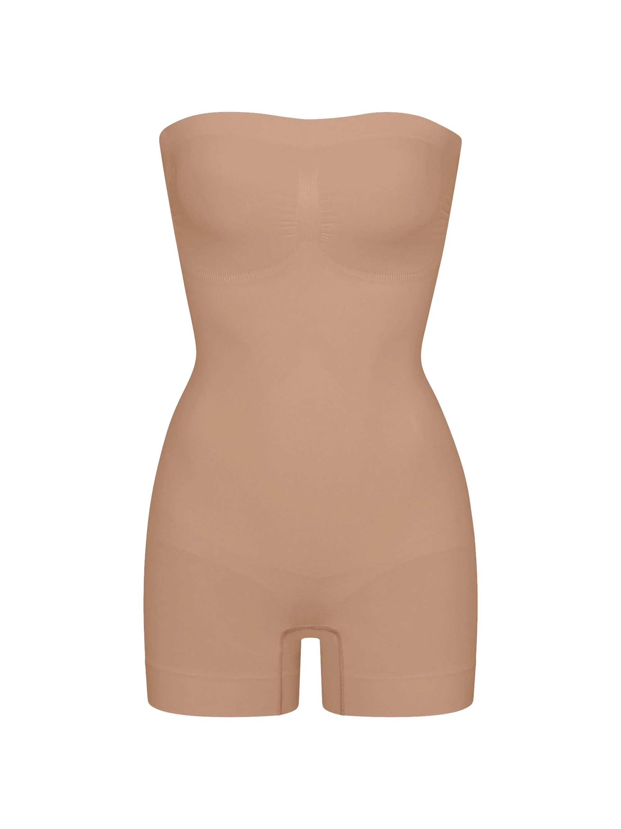 Women's Seamless Sculpt Strapless Shortie Bodysuit - Sienna - 1