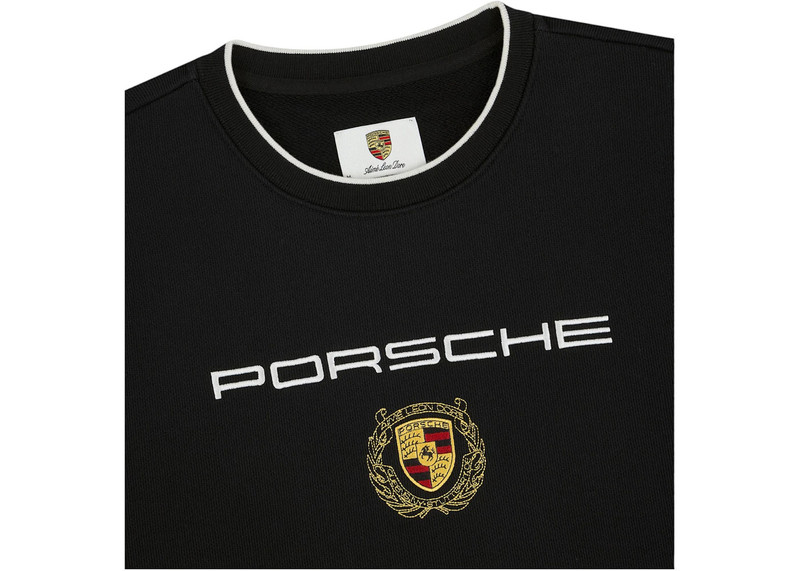 AIMÉ LEON DORE Aime Leon Dore x Porsche Embroidered Crewneck Sweatshirt Black outlook