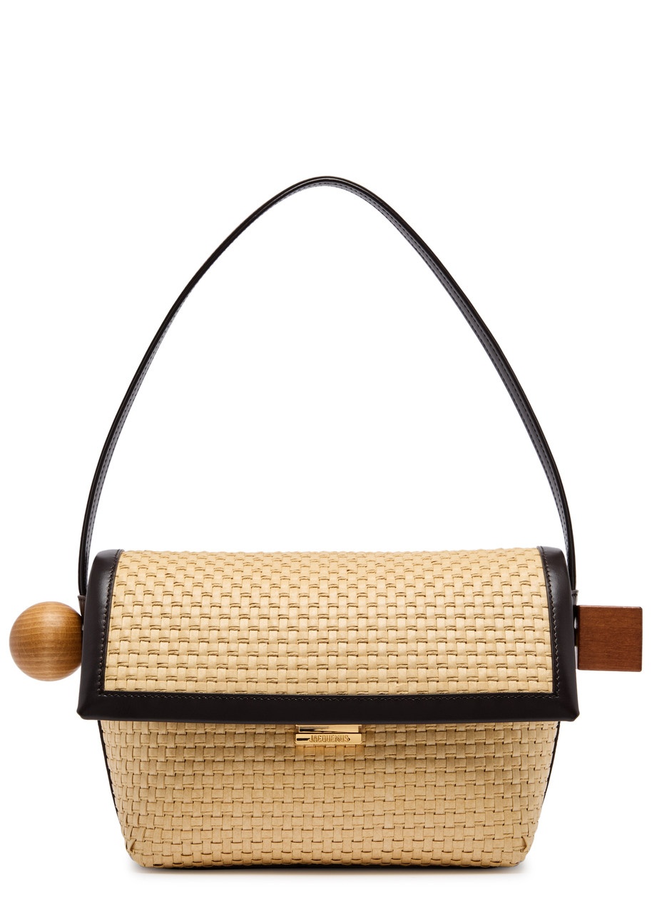 Jacquemus Le Rond Carré Woven Raffia Shoulder bag - 1