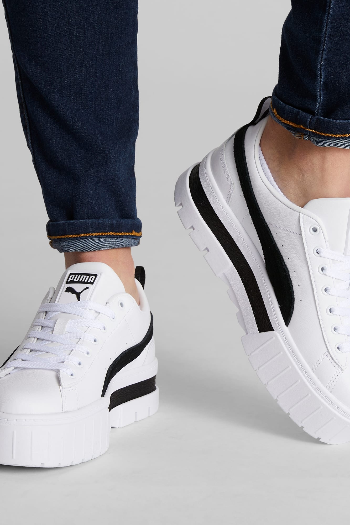 Mayze Leather Women's Sneakers - 3