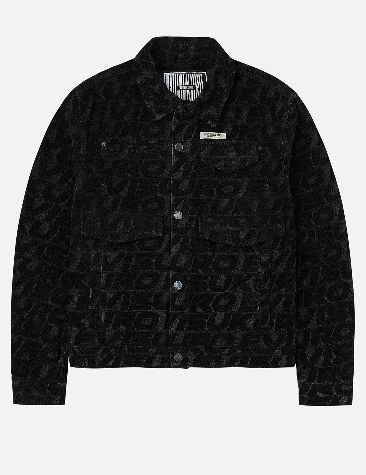 Allover EVISUKURO Jacquard Regular Fit Work Jacket - 3