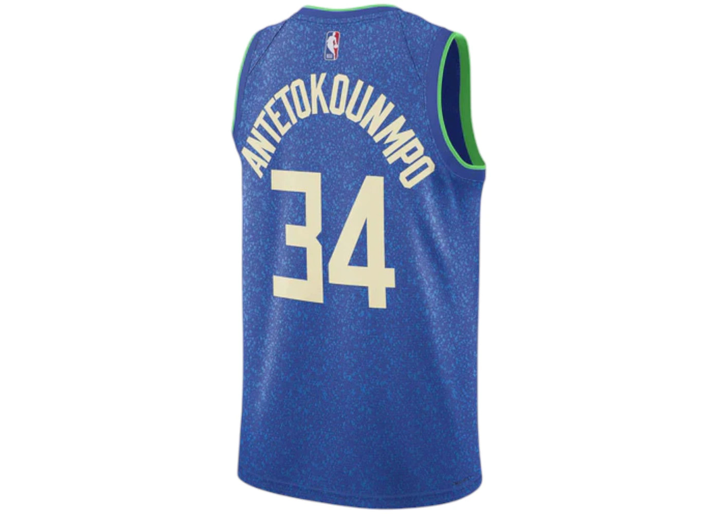 Nike NBA Milwaukee Bucks Giannis Antetokounmpo City Edition 23/24 Swingman Jersey Multicolor - 2