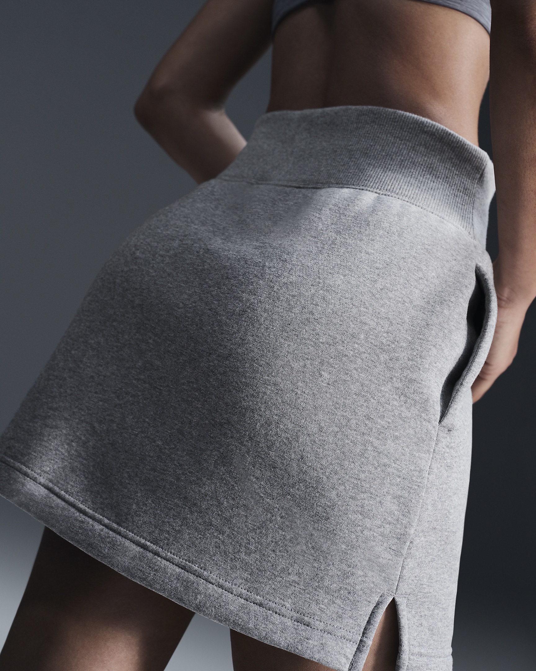 Nike Sportswear Phoenix Fleece Women's Slim Mini Skirt - 3