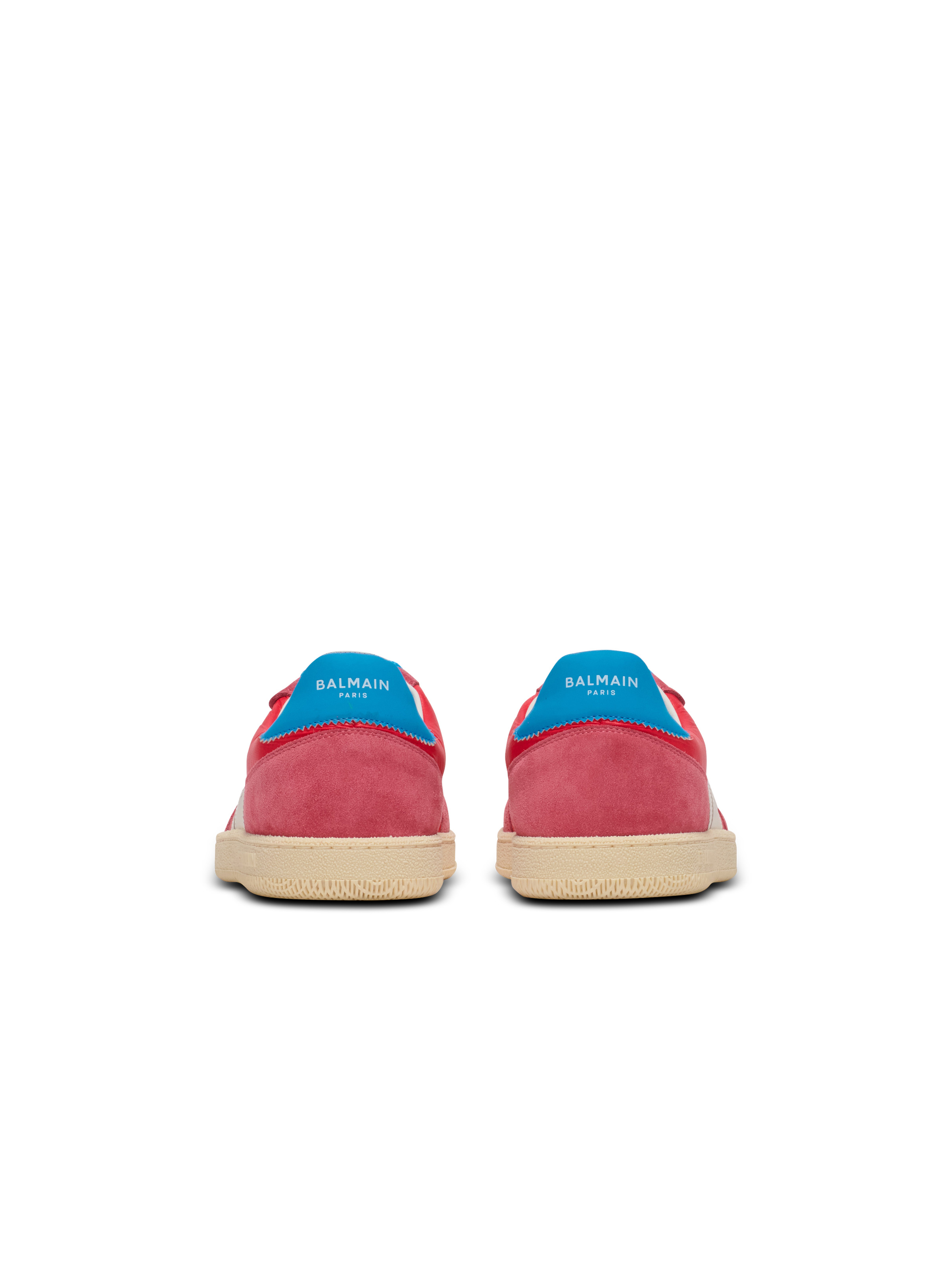 Balmain Swan suede and nylon trainers - 5