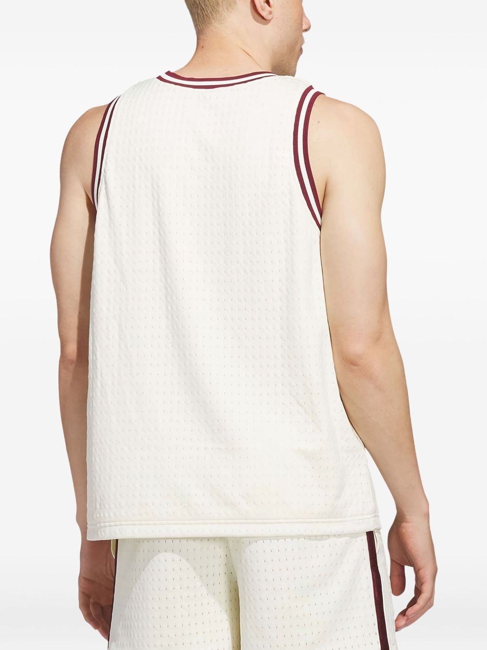 mesh sleeveless jersey - 2
