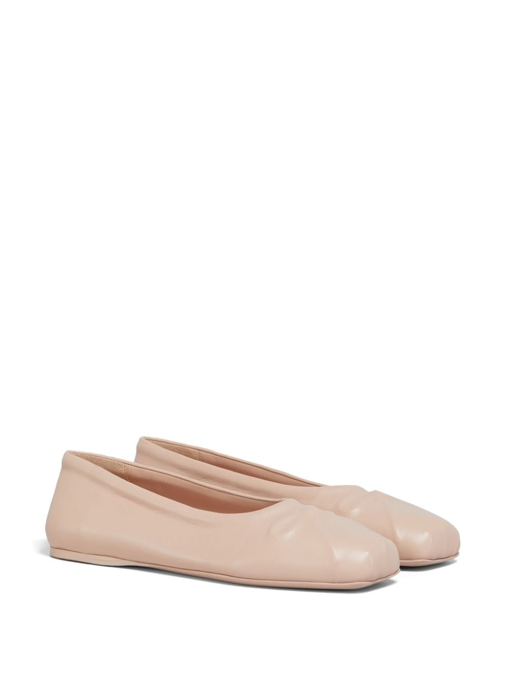 bow-detail ballerina shoes - 2