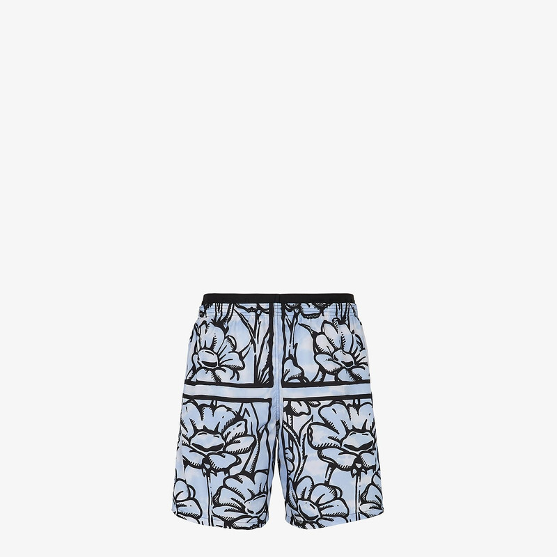 FENDI Fendi Roma Joshua Vides tech fabric shorts outlook
