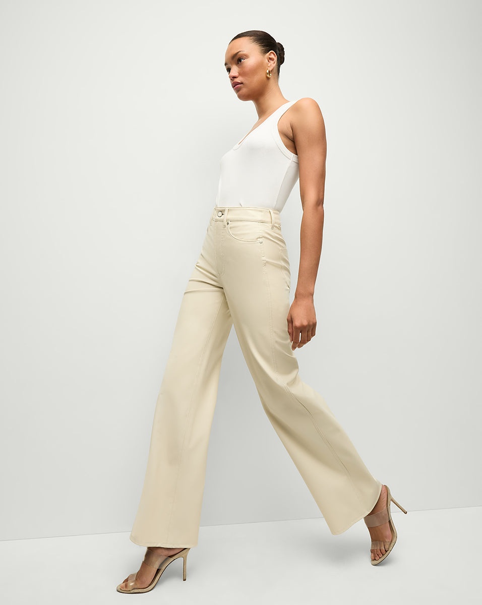 TAYLOR VEGAN WIDE-LEG JEAN - 4