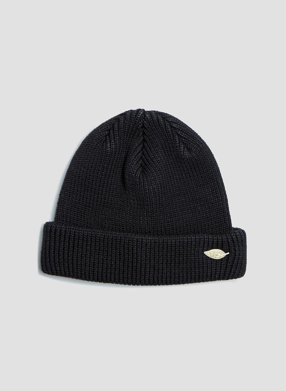 Wild Bricks Heavy Leaf Watch Cap in Black - 1