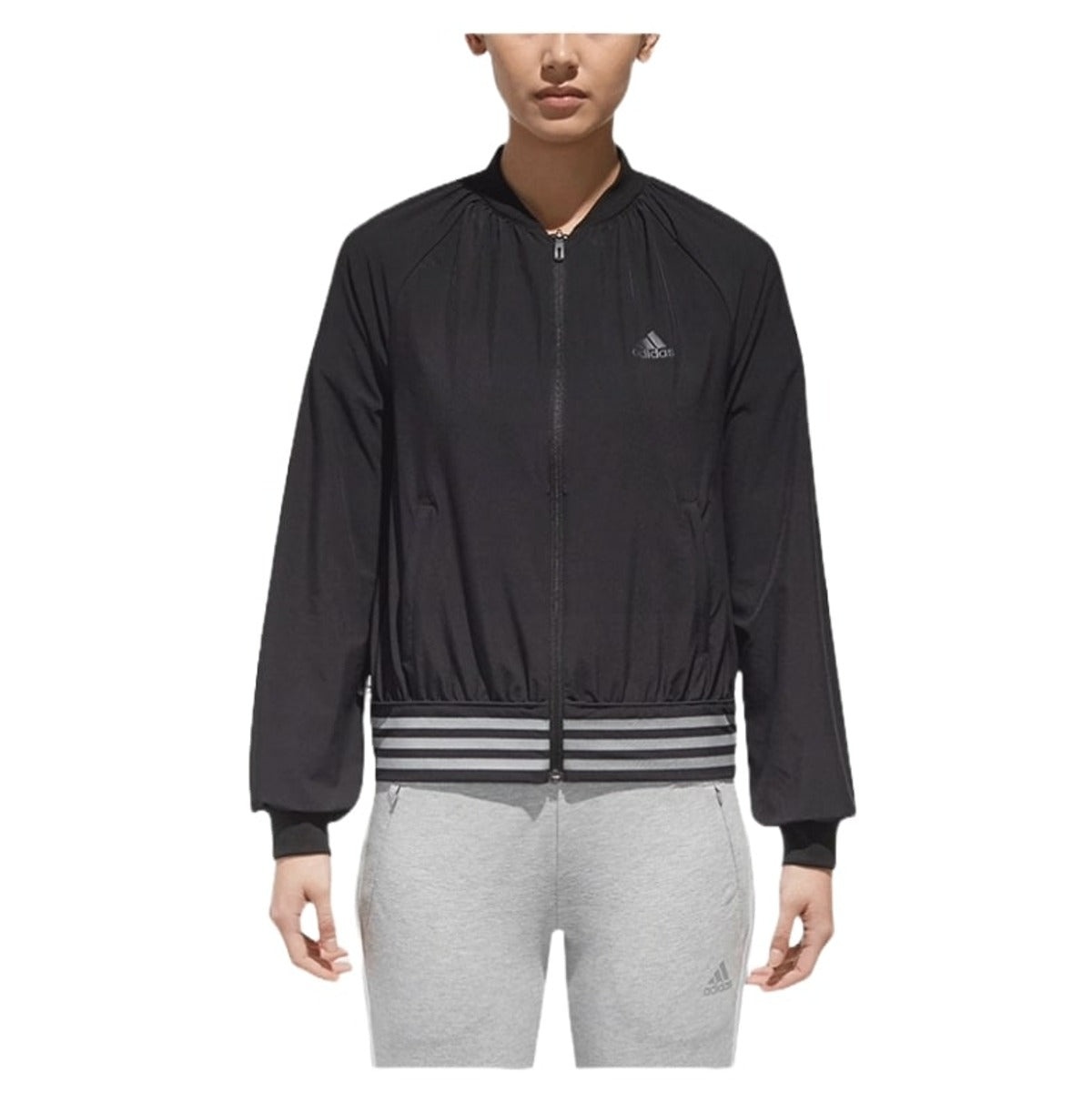 (WMNS) adidas Thin Woven Jacket 'Black' DM5312 - 3