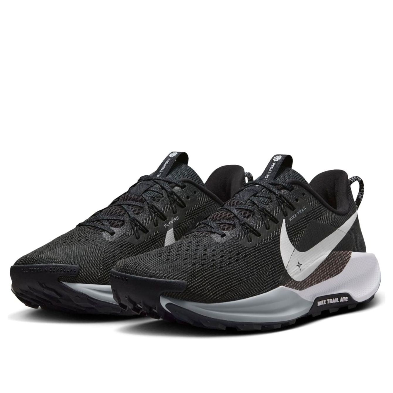 Nike React Pegasus Trail 5 'Black Anthracite Wolf Grey White' DV3864-001 - 3