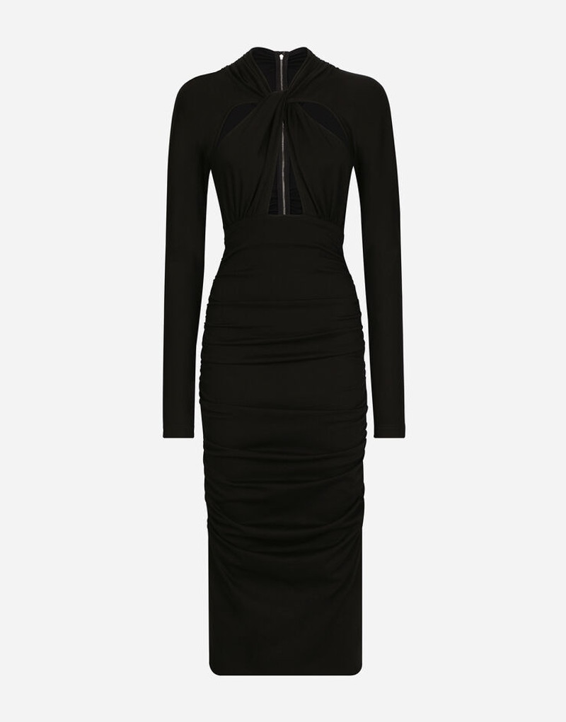 Full Milano calf-length dress with cut-out 3