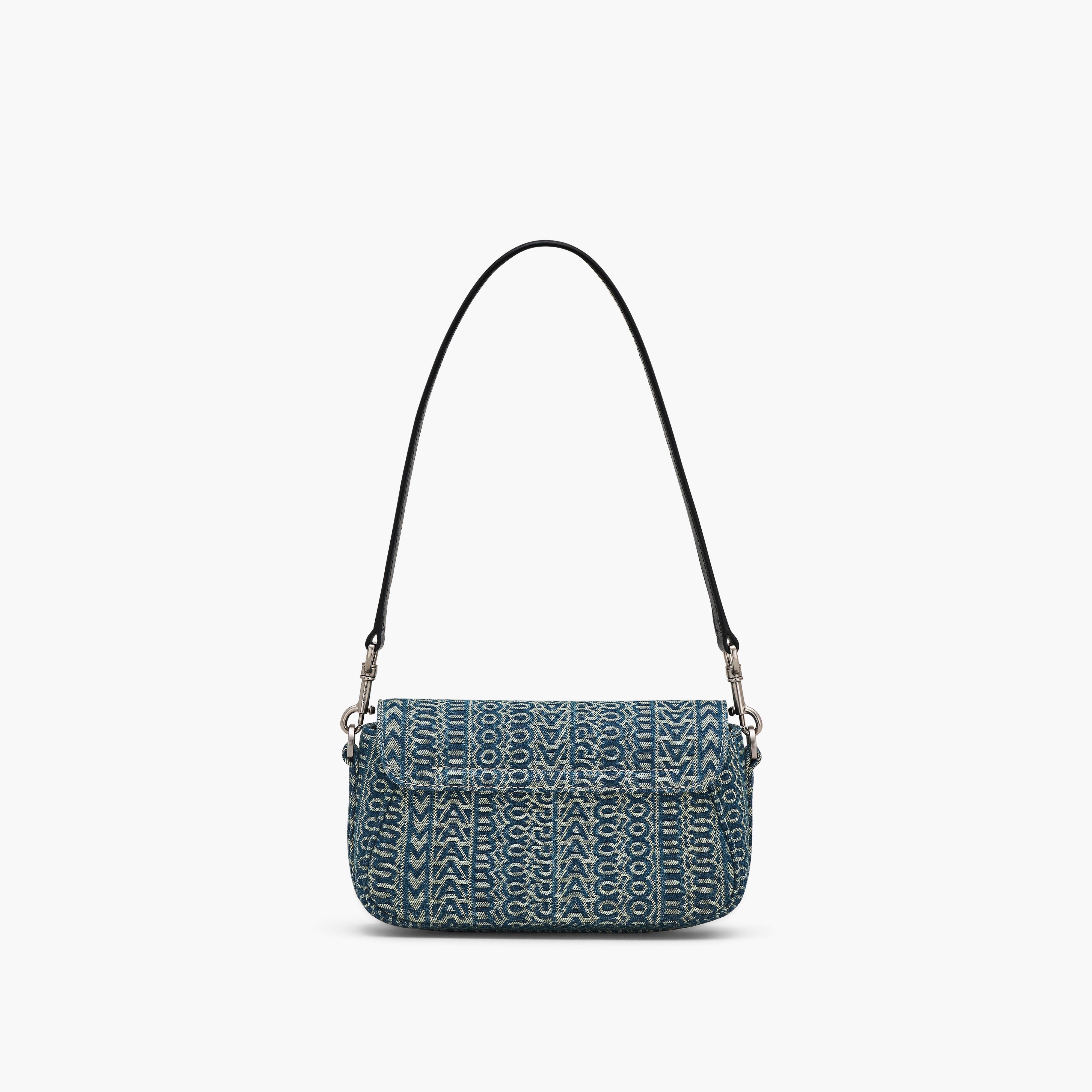 THE MONOGRAM SUN-FADED DENIM CLOVER SHOULDER BAG - 3