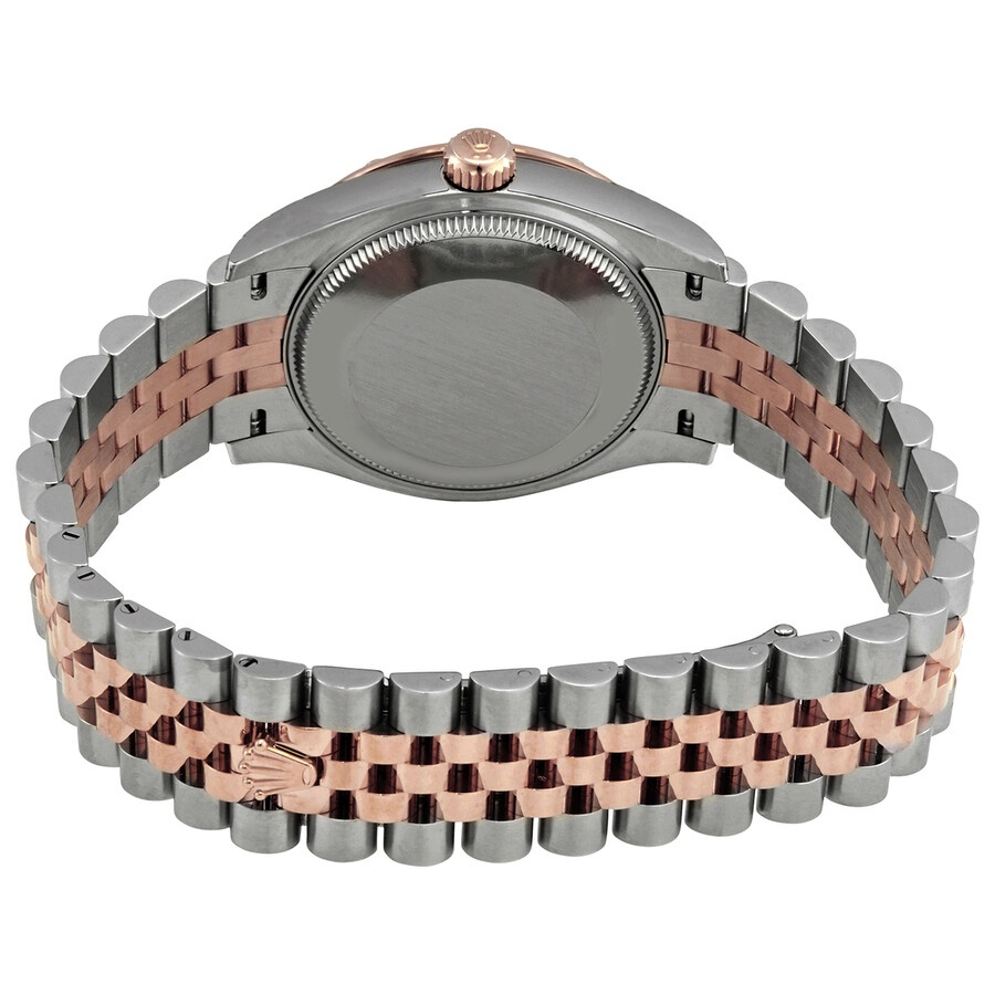 Rolex Datejust 31 Silver Diamond Dial Ladies Steel and 18kt Everose Gold Jubilee Watch 278341SDJ - 3