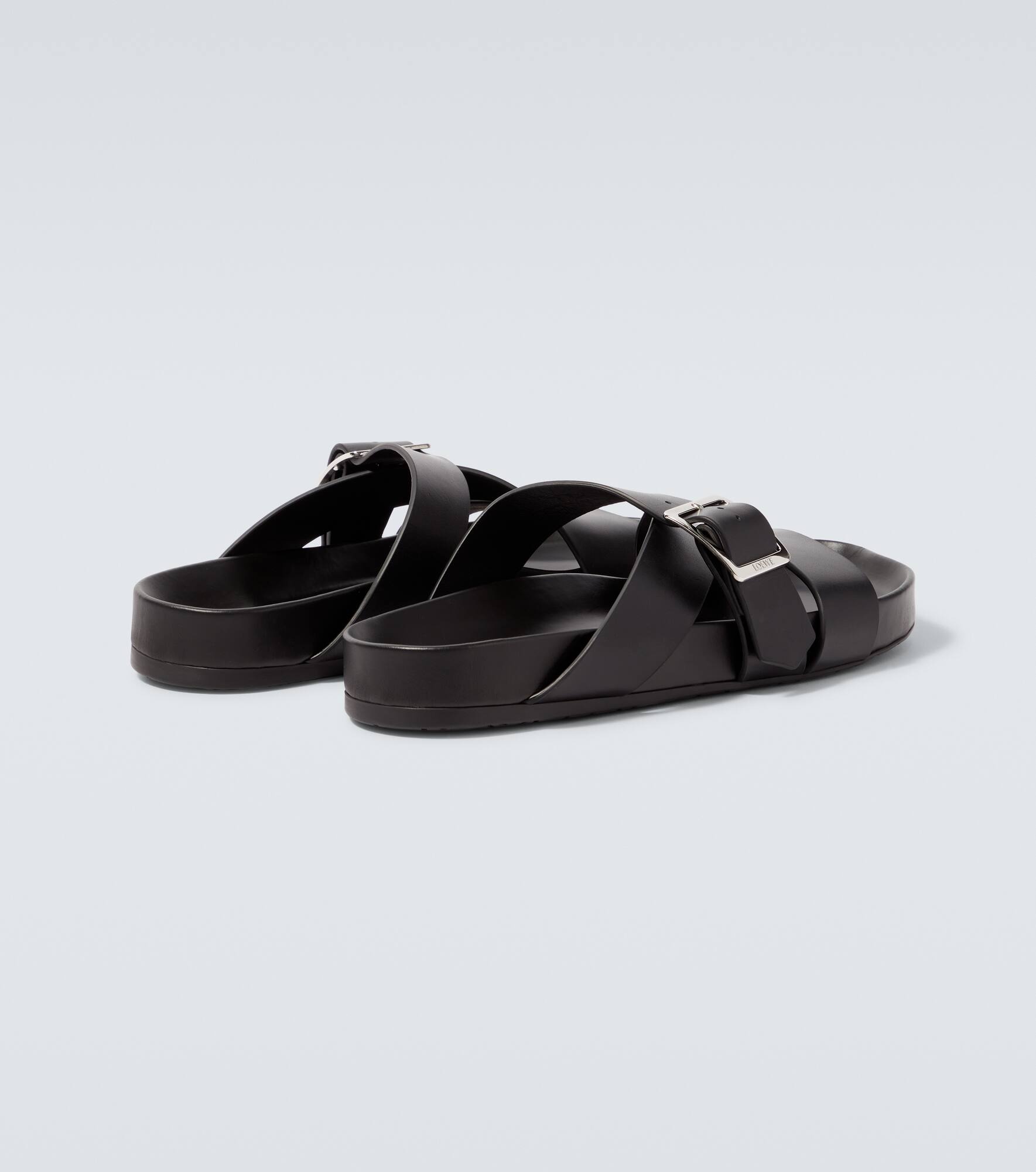 Paula's Ibiza Ease Buckle leather sandals - 6