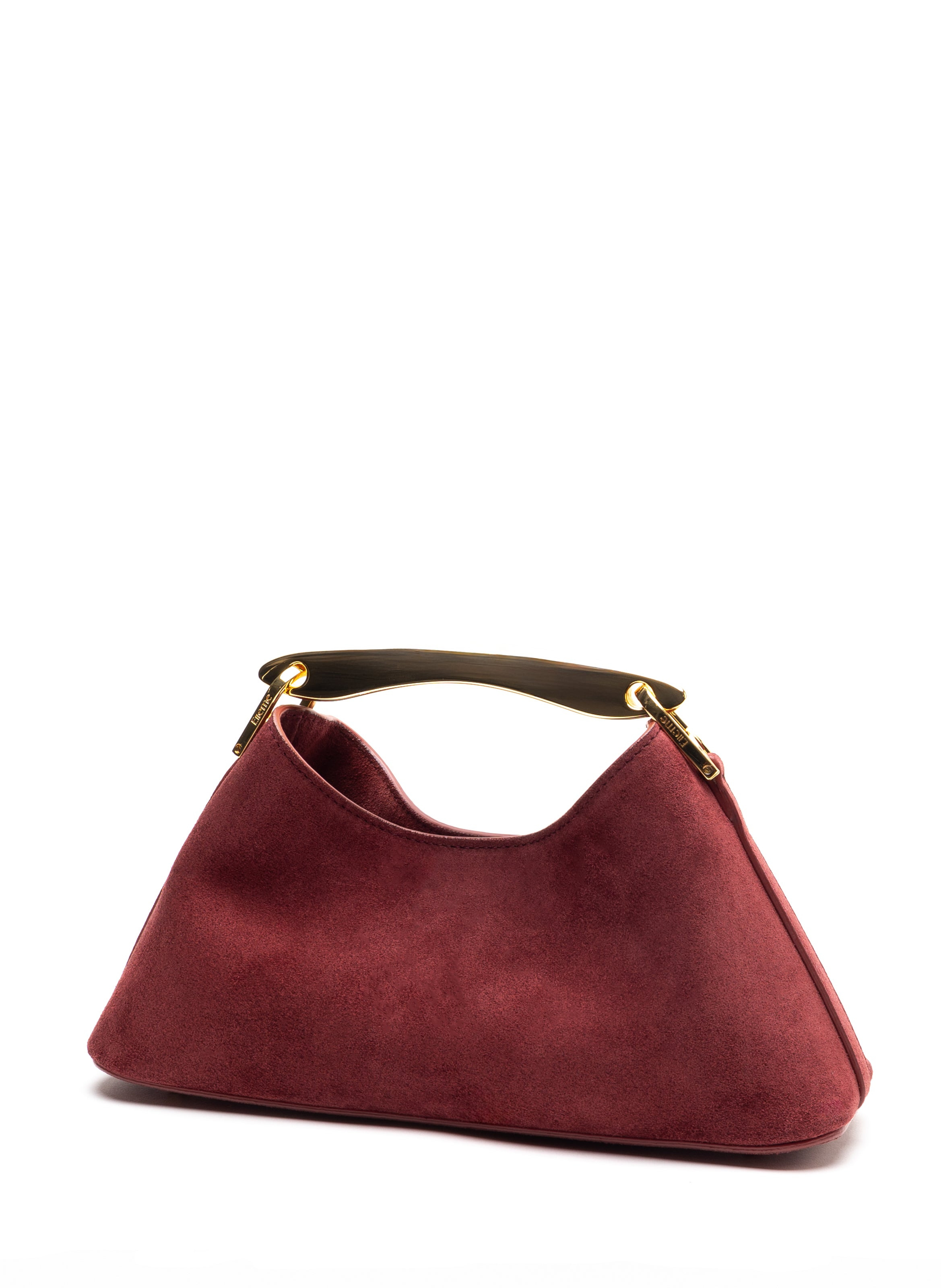 Mini Boomerang Suede Burgundy - 3