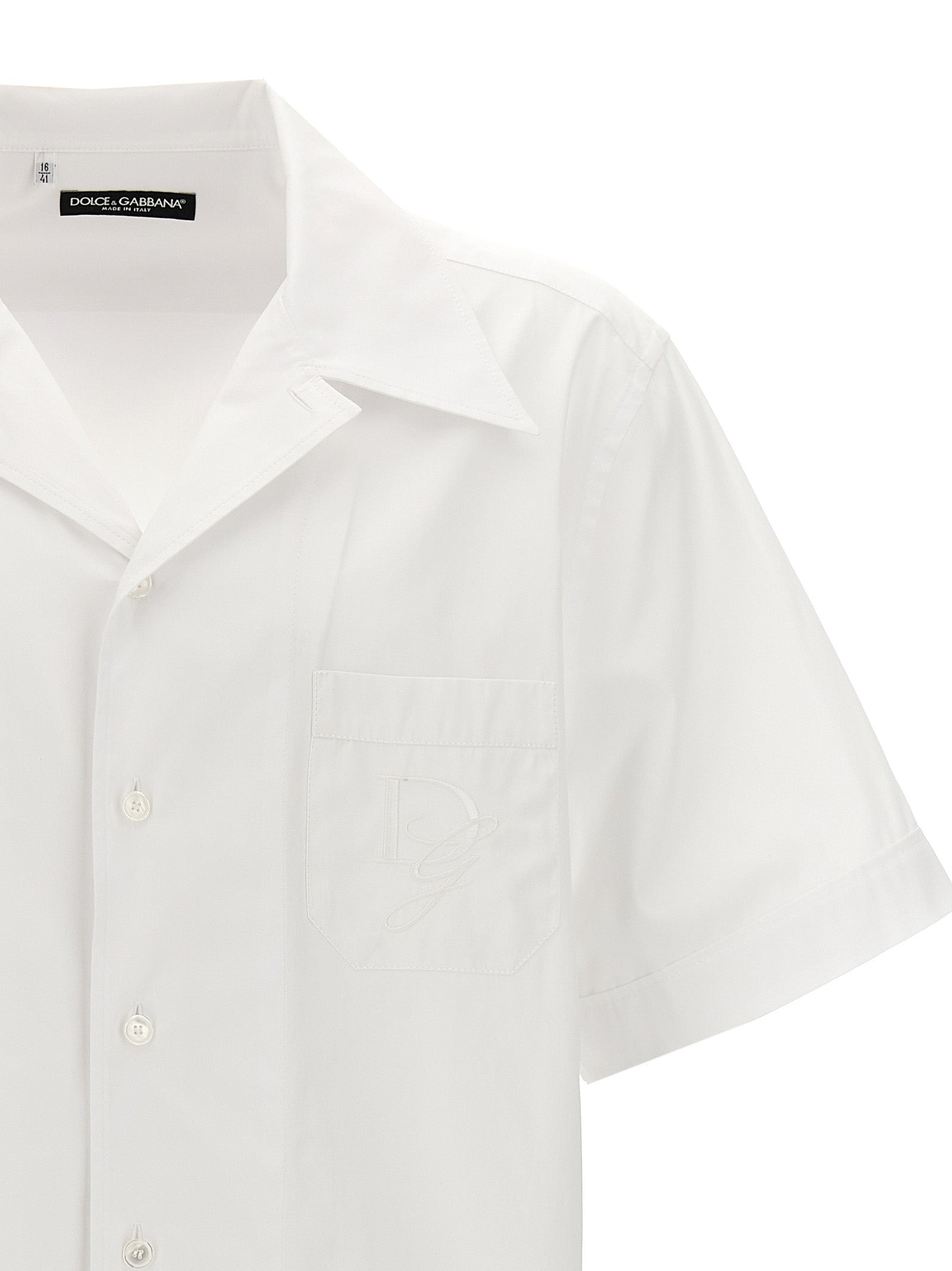 Dolce & Gabbana Men Logo Embroidery Shirt - 3