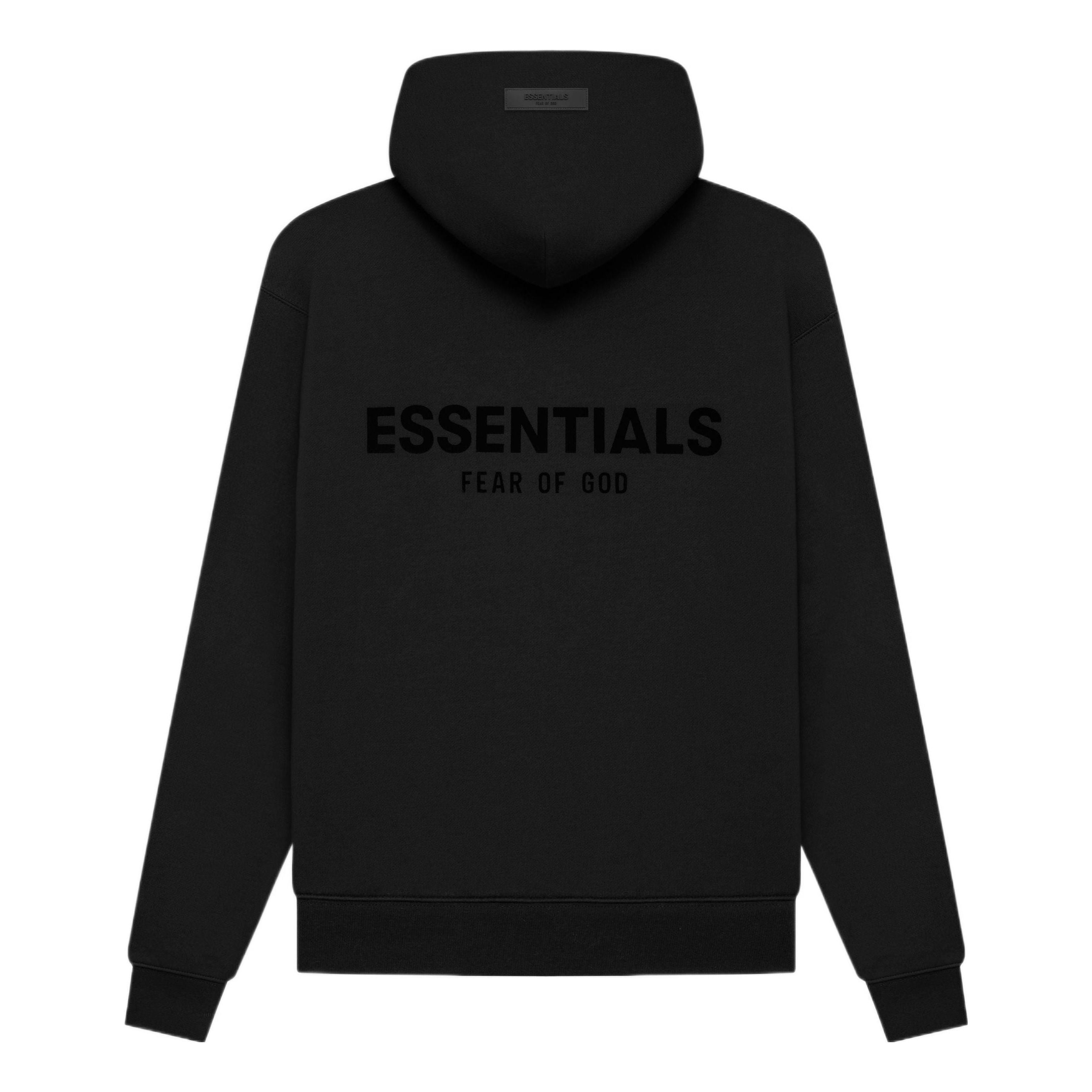Fear of God Essentials SS22 Stretch Limo Hoodie 'Black' FOG-SS22-555 - 2