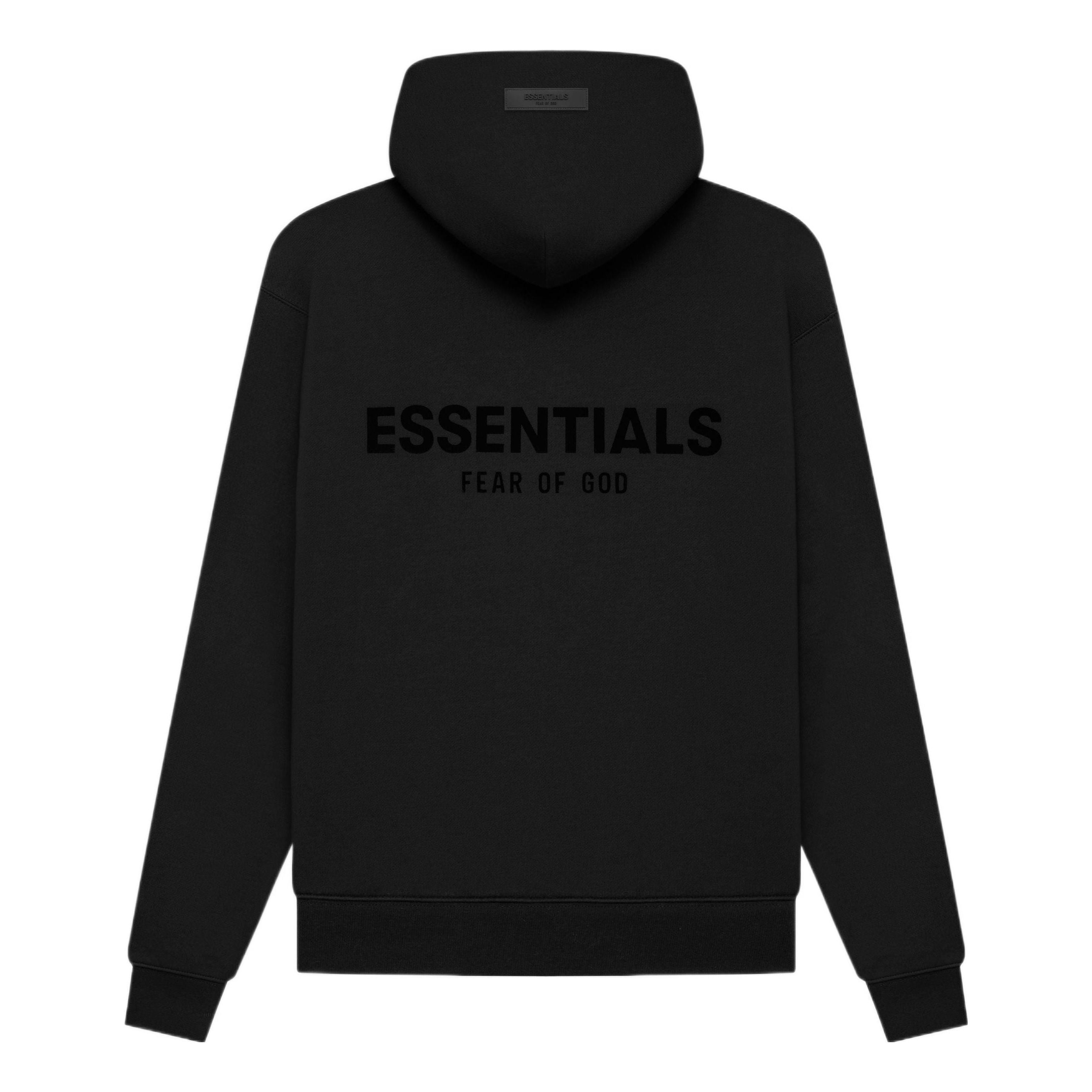 Fear of God Essentials SS22 Stretch Limo Hoodie 'Black' FOG-SS22-555 - 1