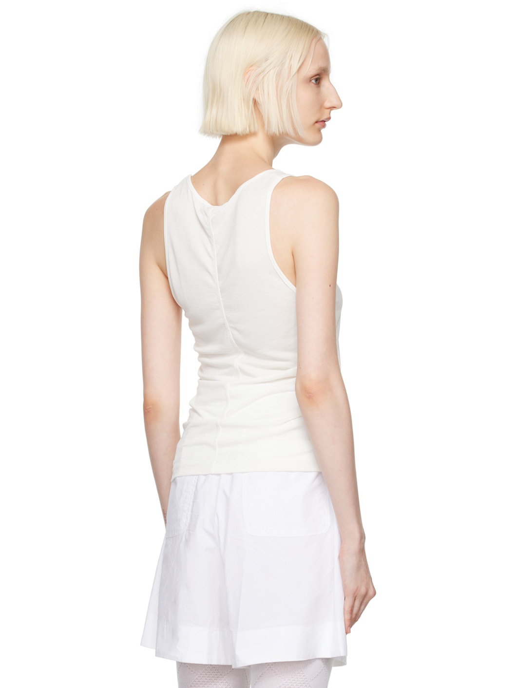 White 'We Are YYou' Tank Top - 3