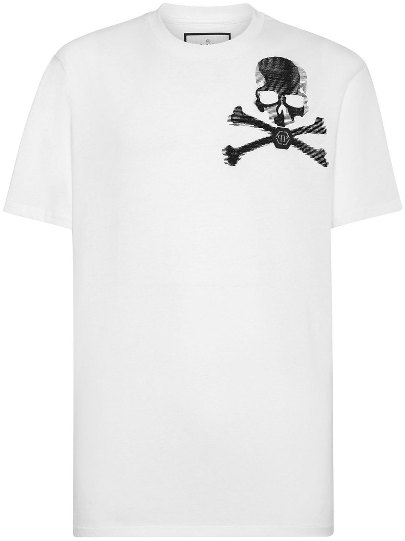 skull-print cotton T-shirt 1