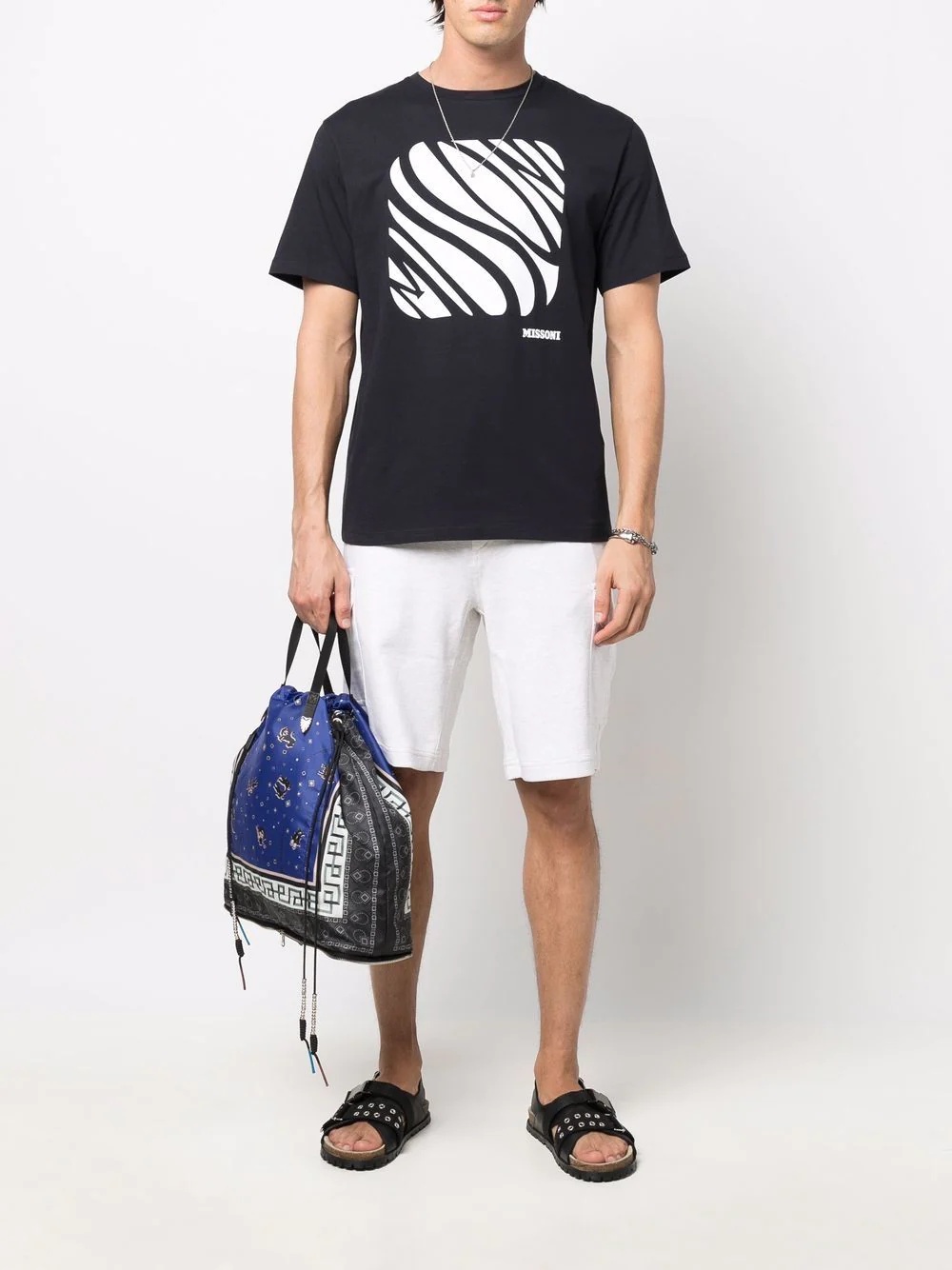 graphic logo-print short-sleeve T-shirt - 2