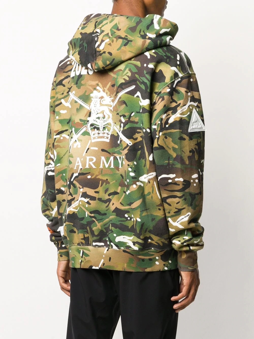 camouflage cotton hoodie - 4