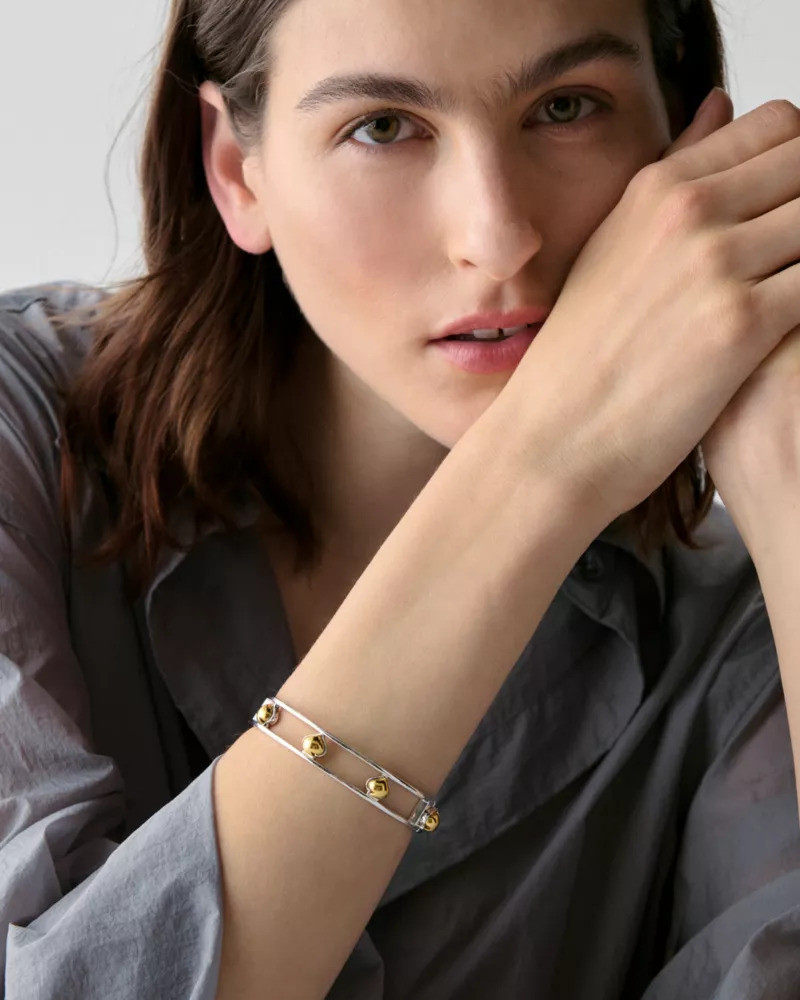 kate spade Sculpted Spade Cut Out Bangle outlook