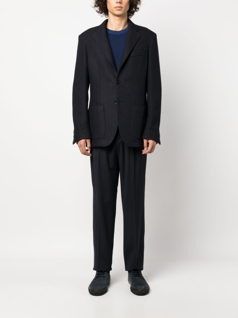 Etro long-sleeves buttoned blazer outlook