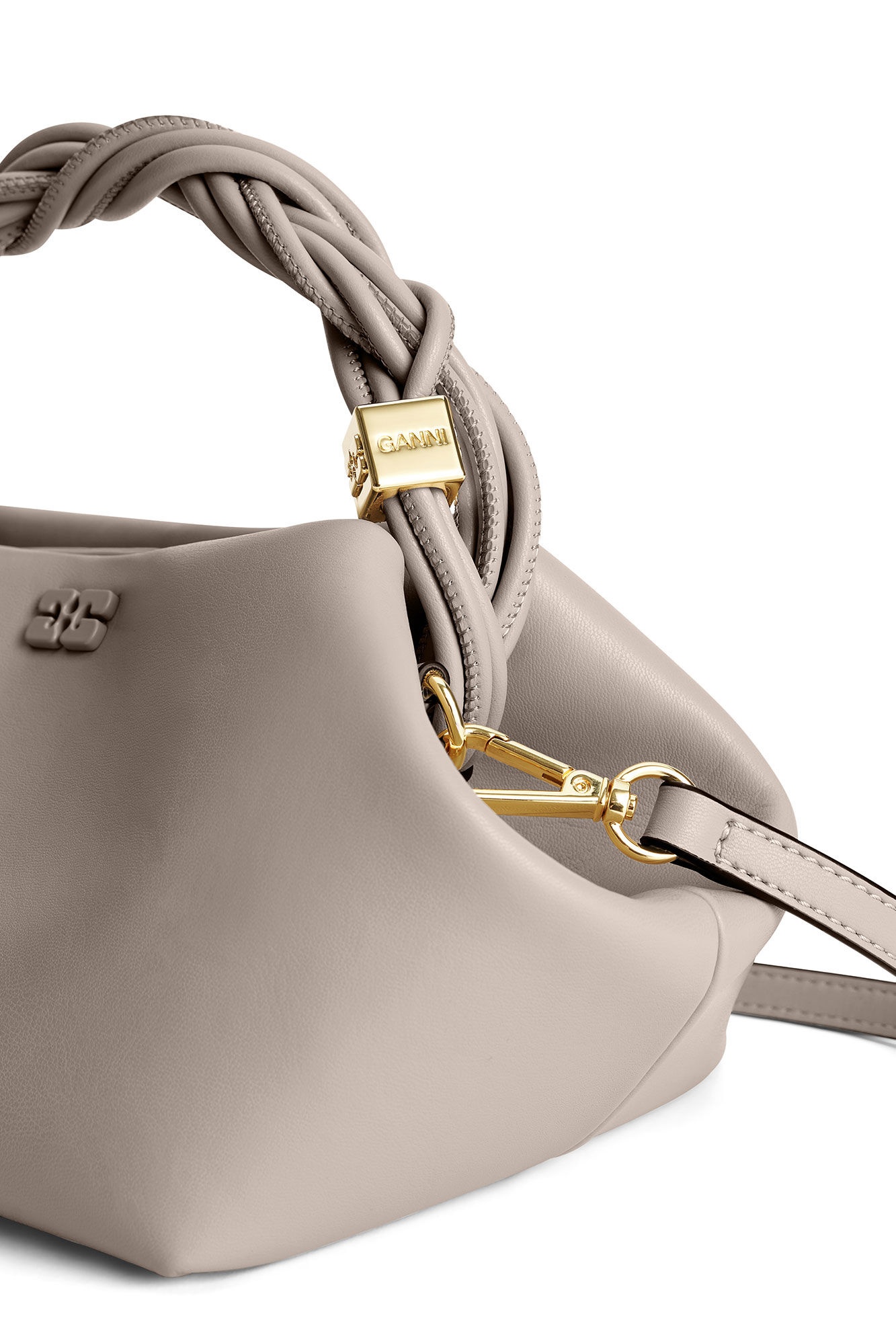 LIGHT GREY SMALL GANNI BOU BAG - 4