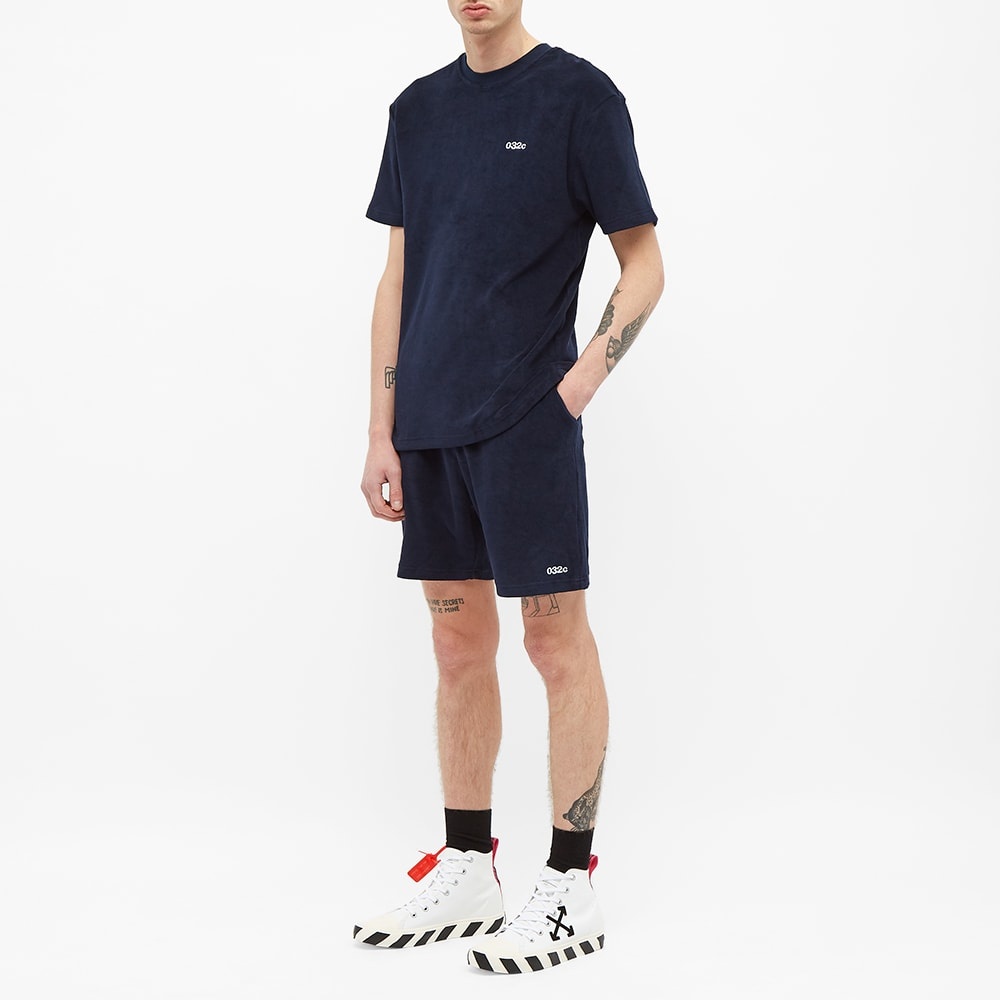 032c Logo Embroidered Terry Tee - 5