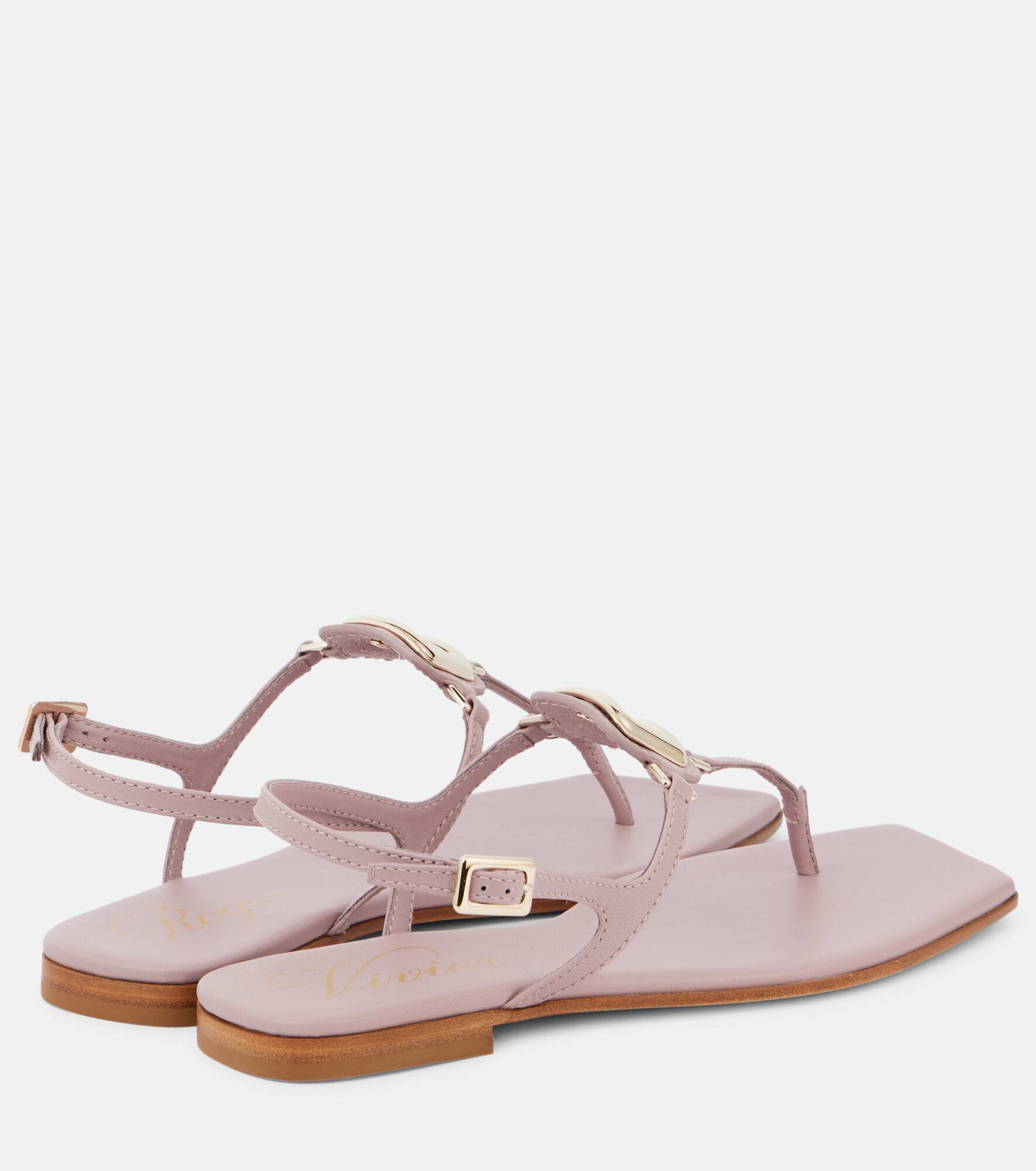 Viv' By The Sea leather thong sandals - 2