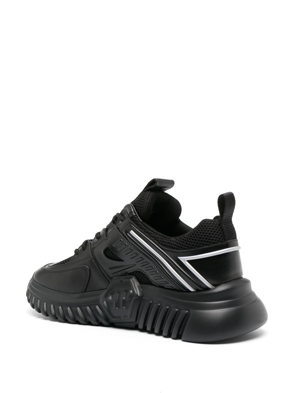 Runner Hexagon panelled sneakers - 3