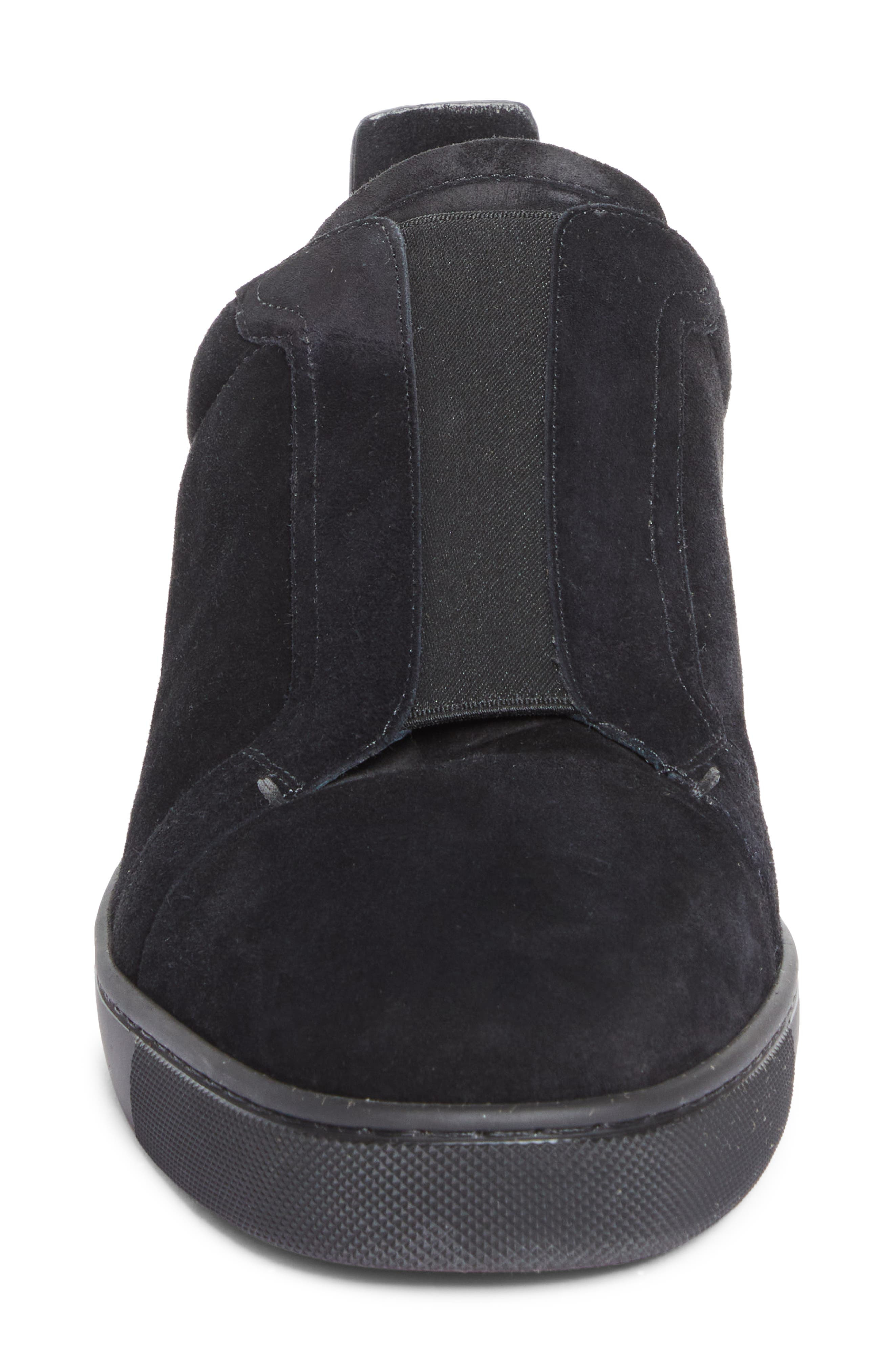 Christian Louboutin Louis Flat Low Top Sneaker in Black at Nordstrom - 4