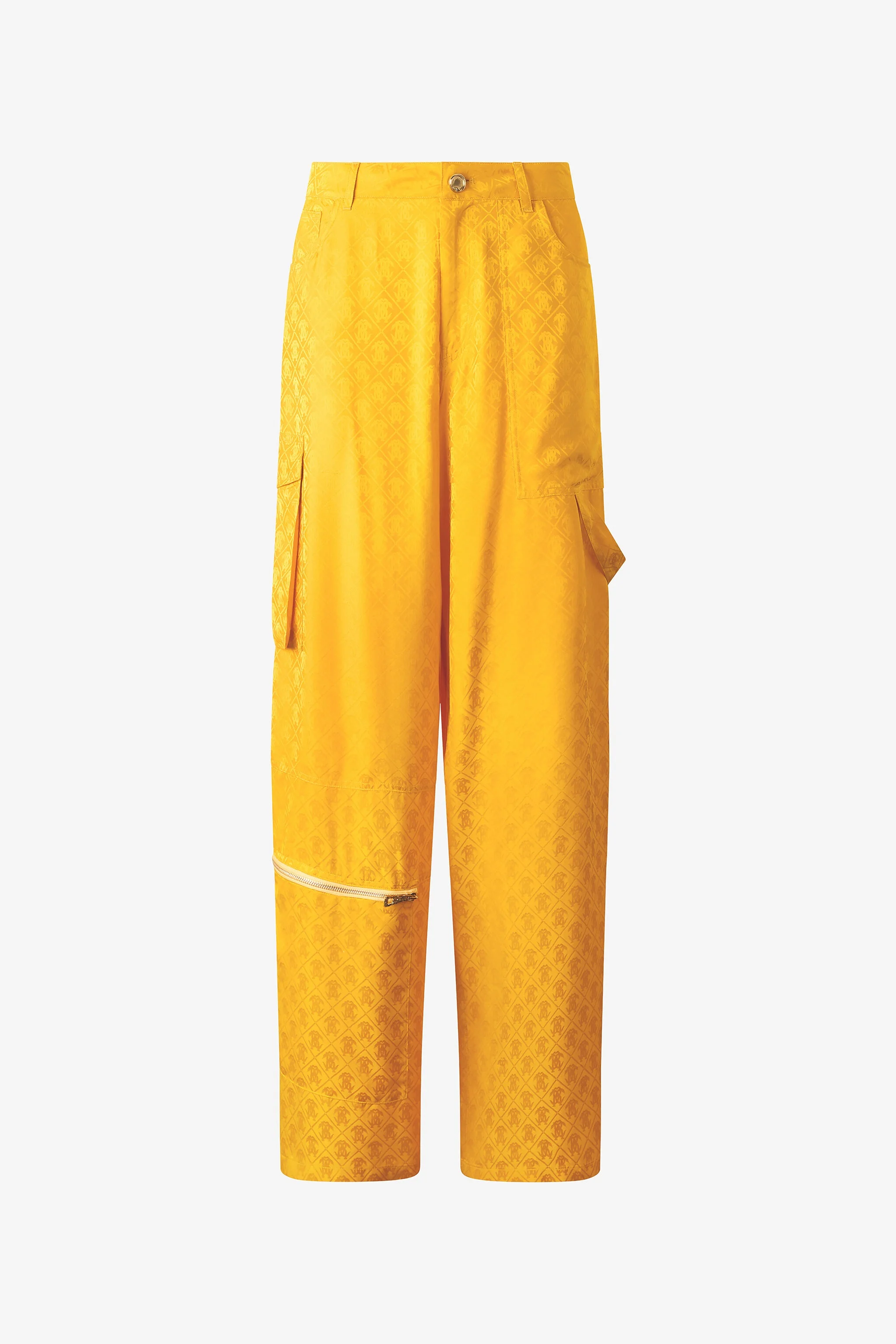 Pants with All-Over Mirror Snake Monogram - 1