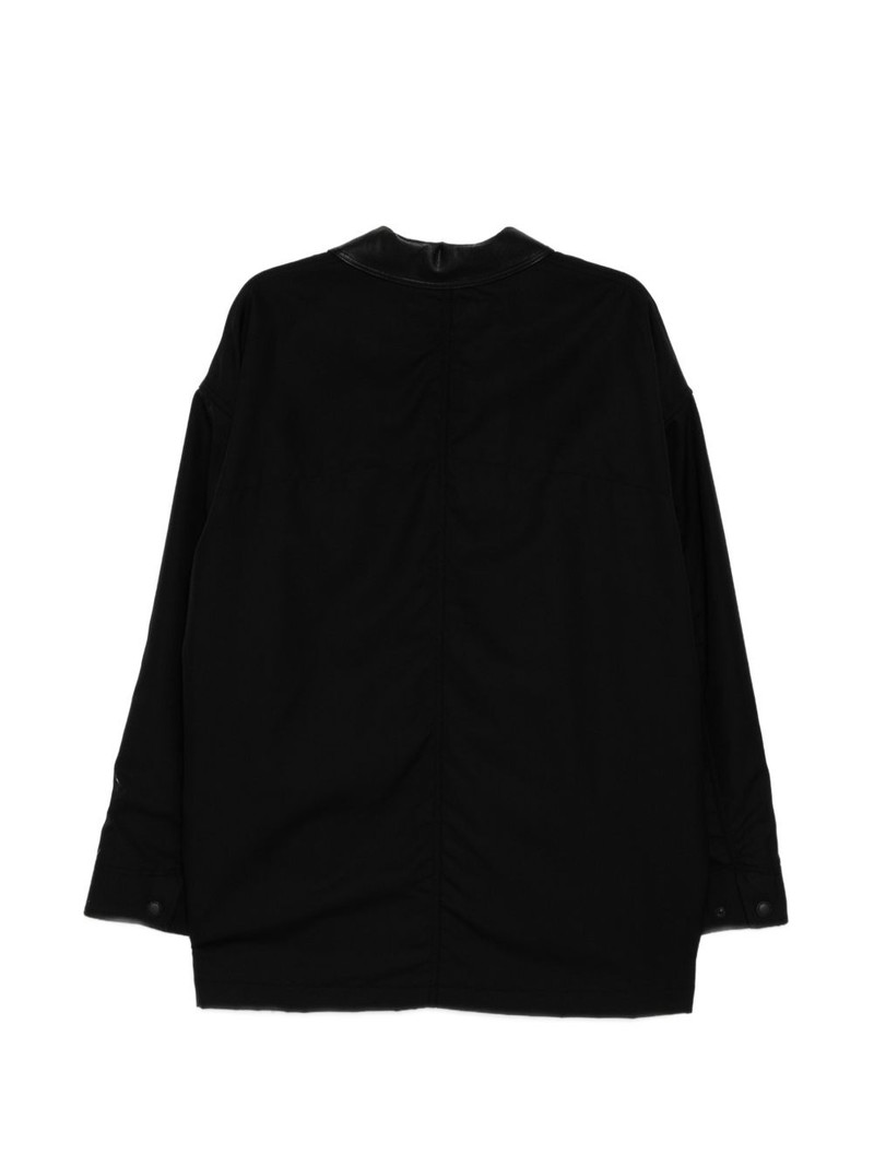Comme des Garçons Homme wool collared jacket outlook