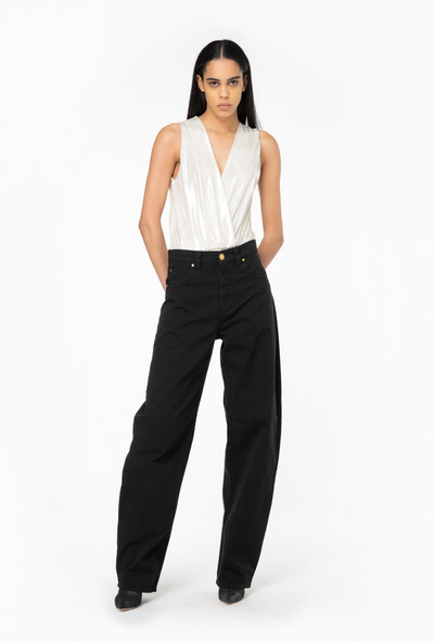 PINKO LAMINATED JERSEY BODYSUIT outlook