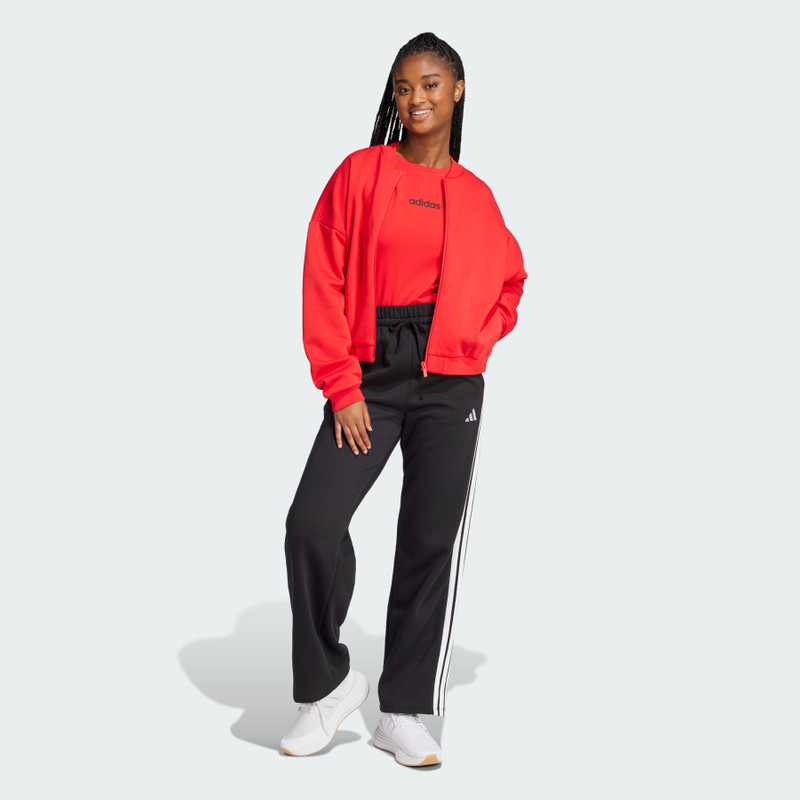 Essentials 3-Stripes Open-Hem French Terry Pants 5
