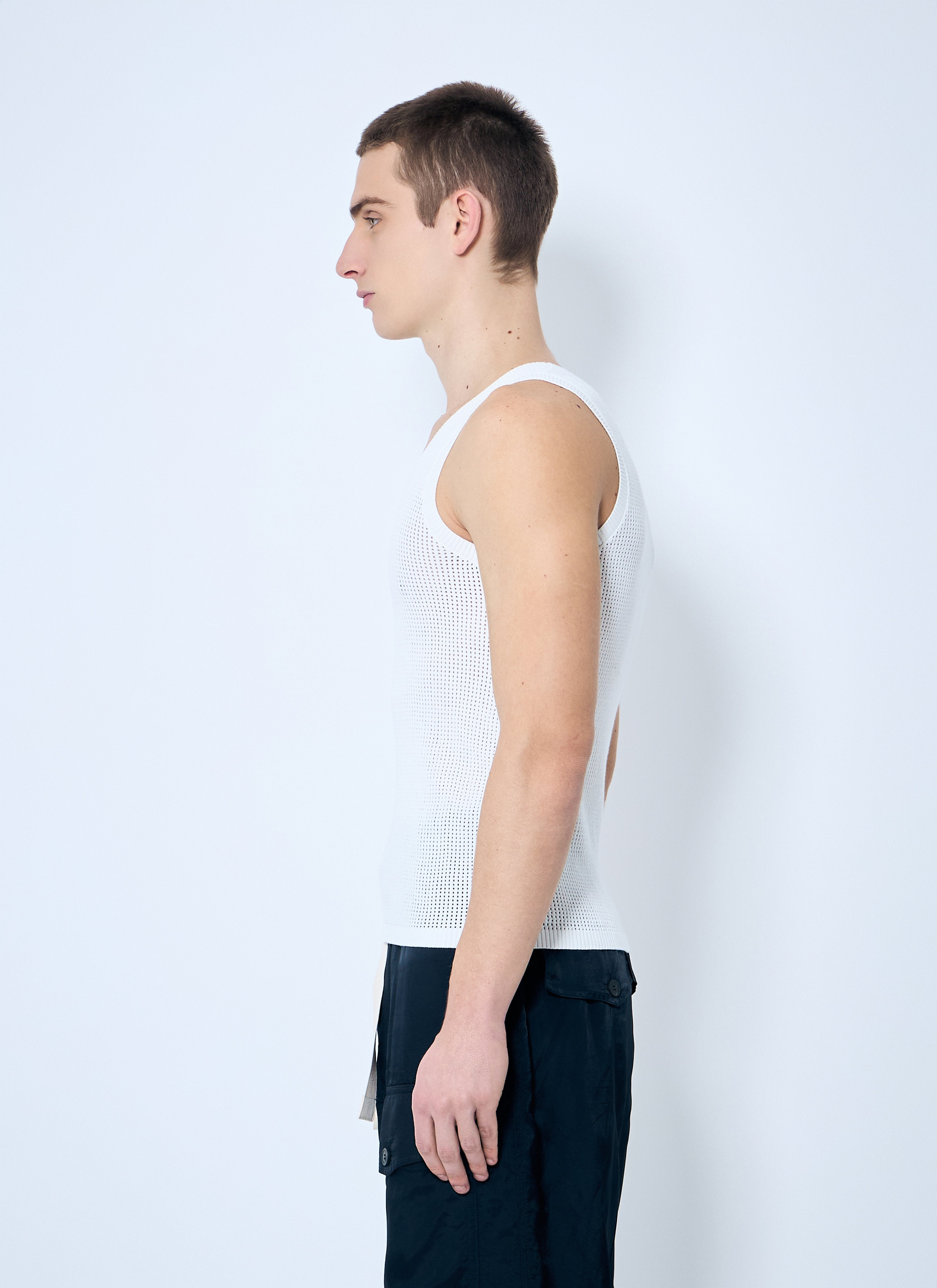 Dries Van Noten Men Merit Knit Tank Top - 3