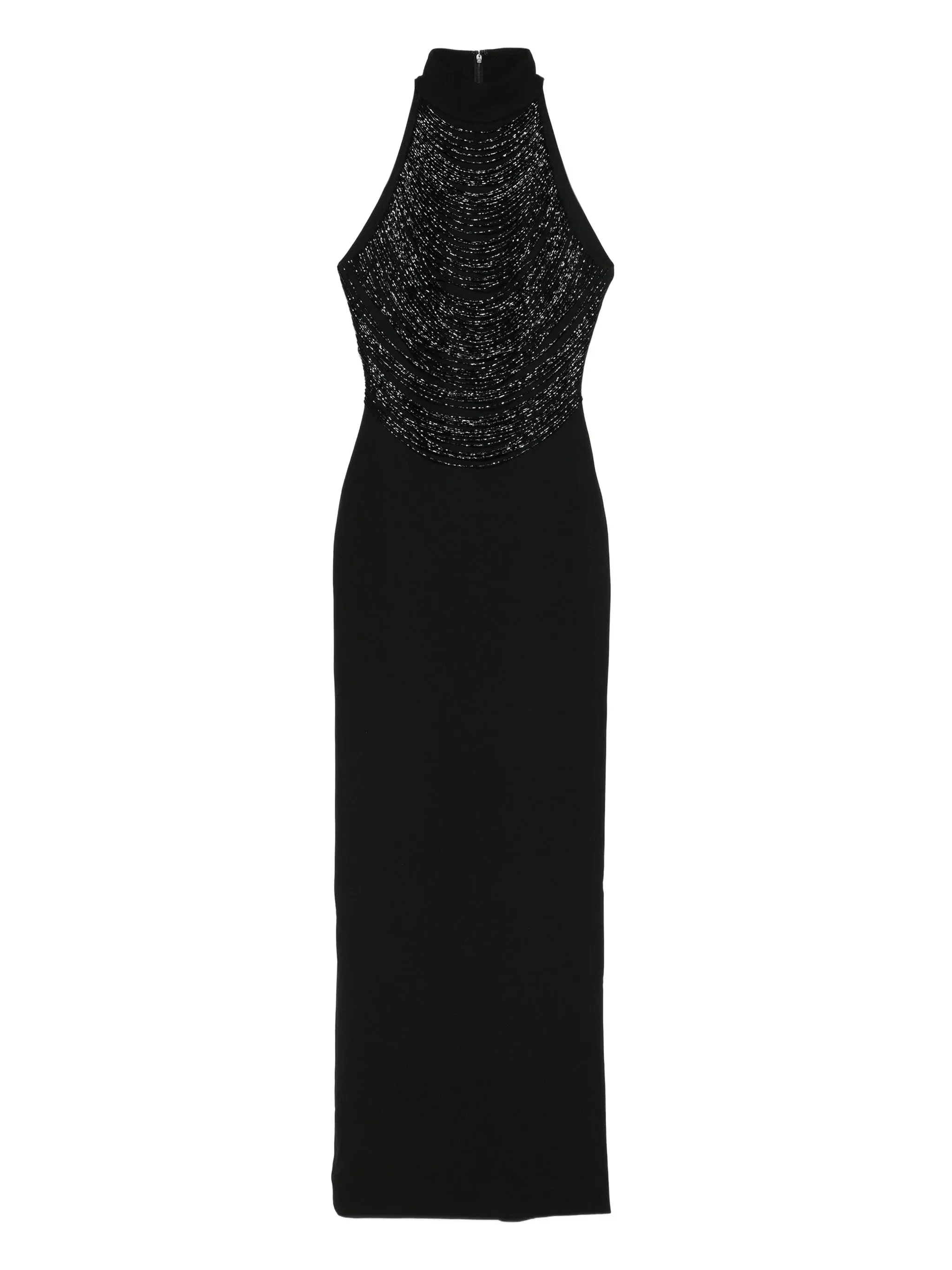 Portia embellished halterneck maxi dress - 1
