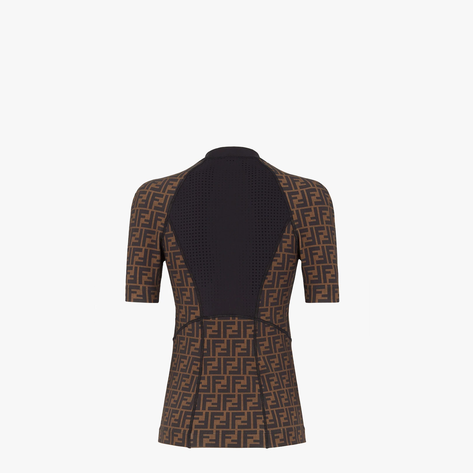Brown Lycra® sweater - 2